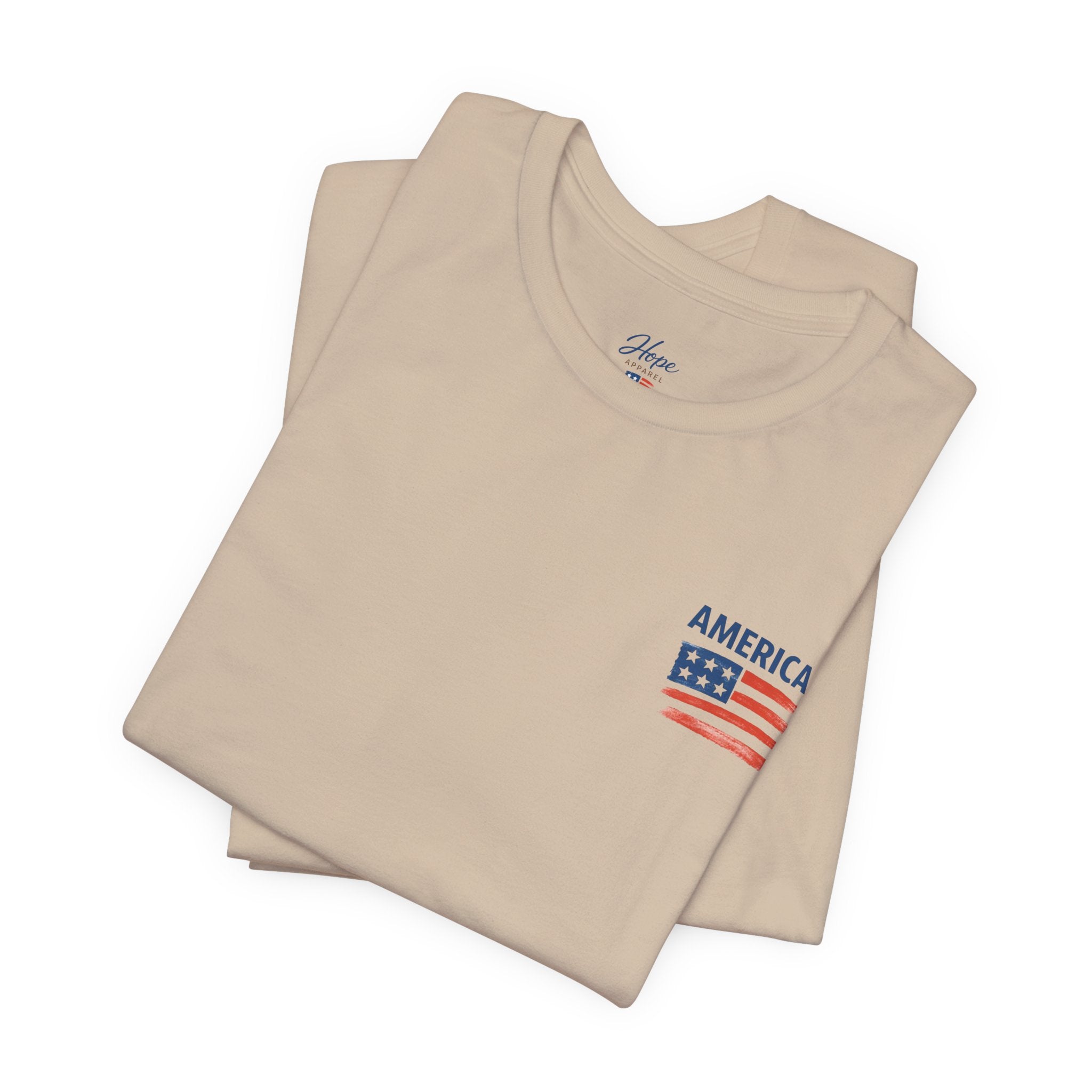 Hope Apparel American Patriotic Tee - Unisex Jersey Short Sleeve Tee