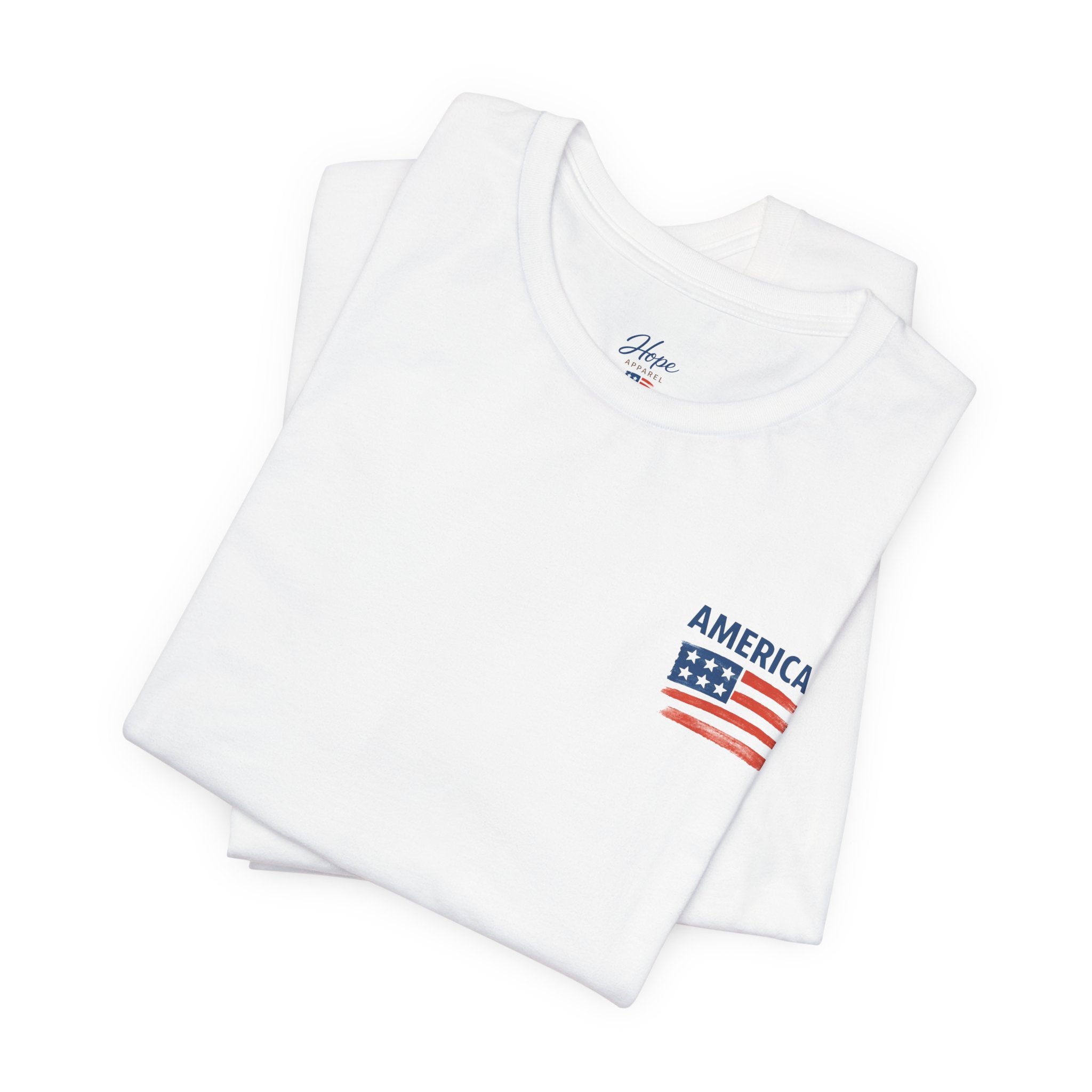 Hope Apparel American Patriotic Tee - Unisex Jersey Short Sleeve Tee