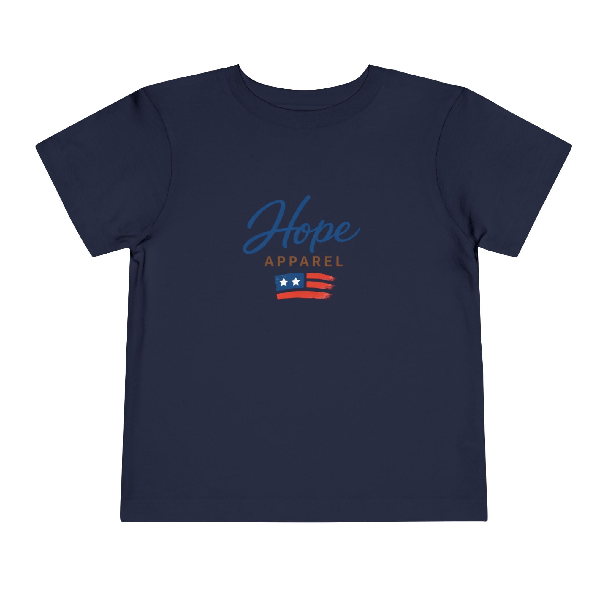Hope Apparel Flag Graphic Toddler Tee | Patriotic Stars Stripes