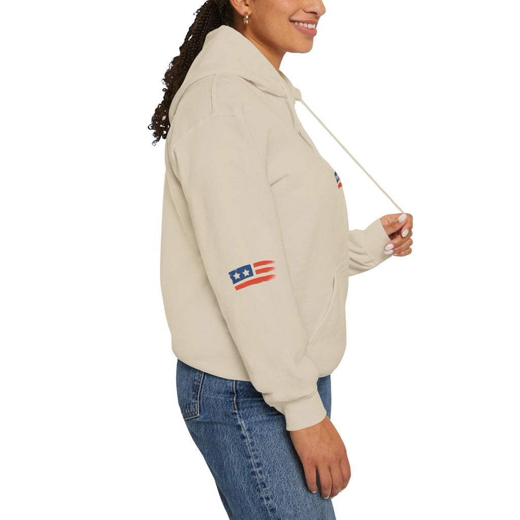 Hope Apparel Patriotic Hoodie — "For Every Kind of American" Flag Design