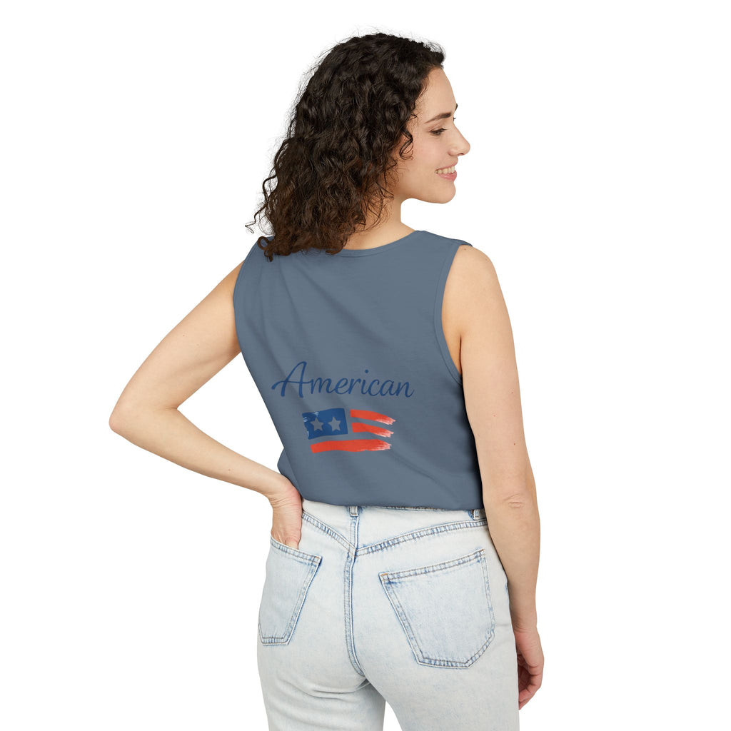 American Flag Brushstroke Tank Top | Hope Patriotic