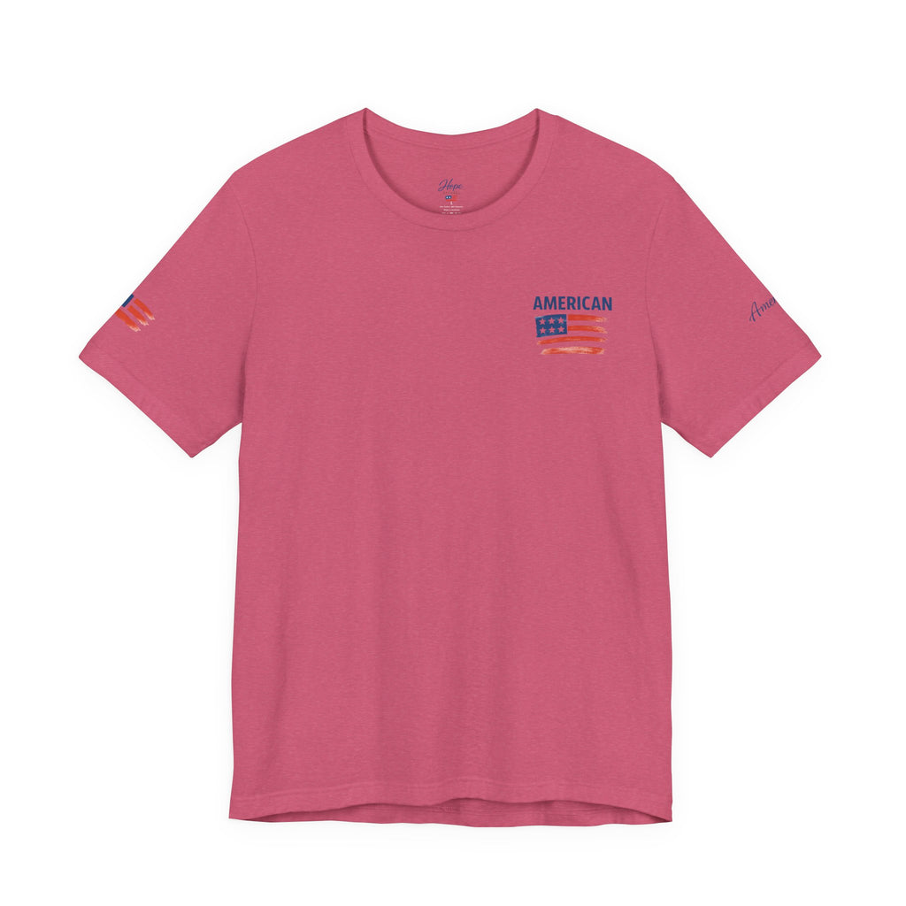 Hope Apparel American Patriotic Tee - Unisex Jersey Short Sleeve Tee