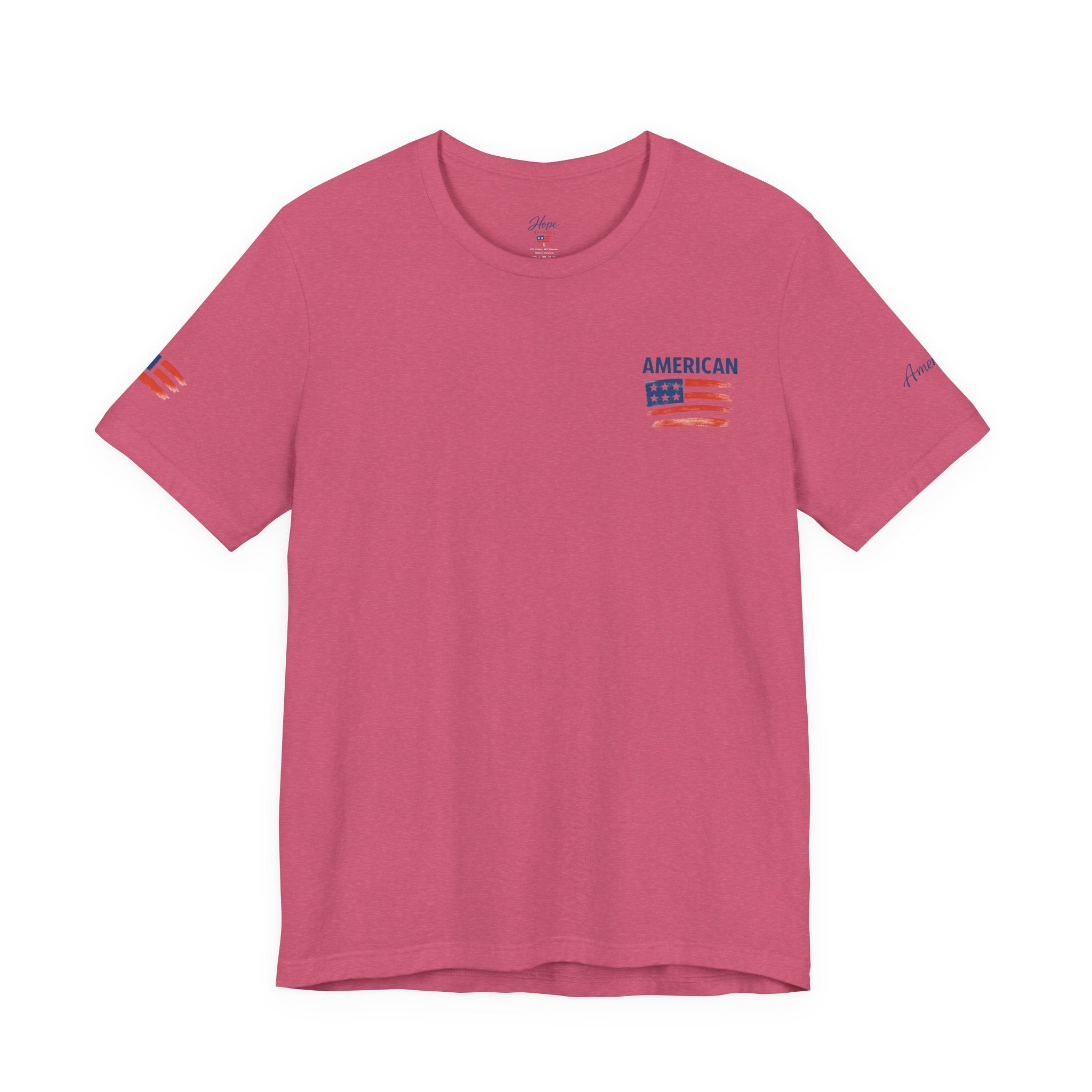 Hope Apparel American Patriotic Tee - Unisex Jersey Short Sleeve Tee