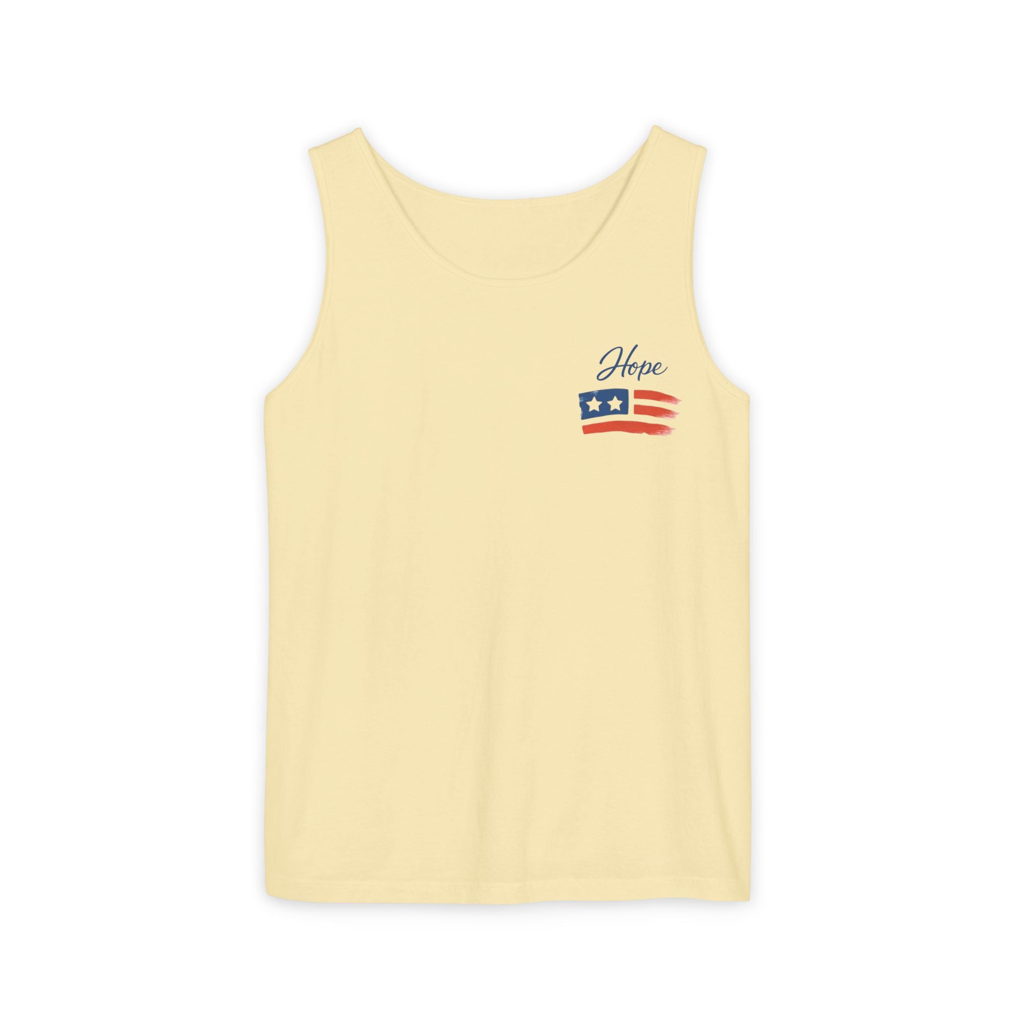 American Flag Brushstroke Tank Top | Hope Patriotic