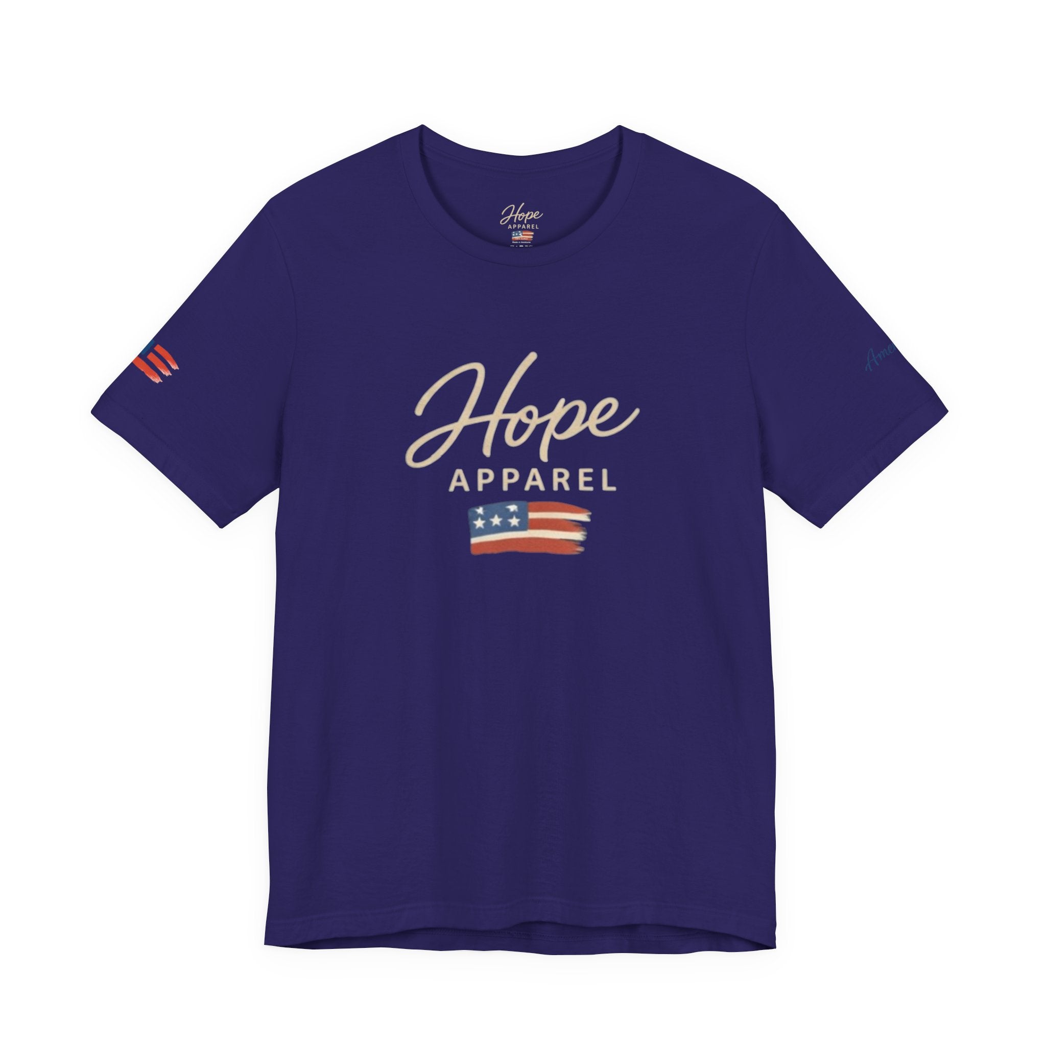 Hope Patriotic Flag Tee | Dark Colors, American Flag Design