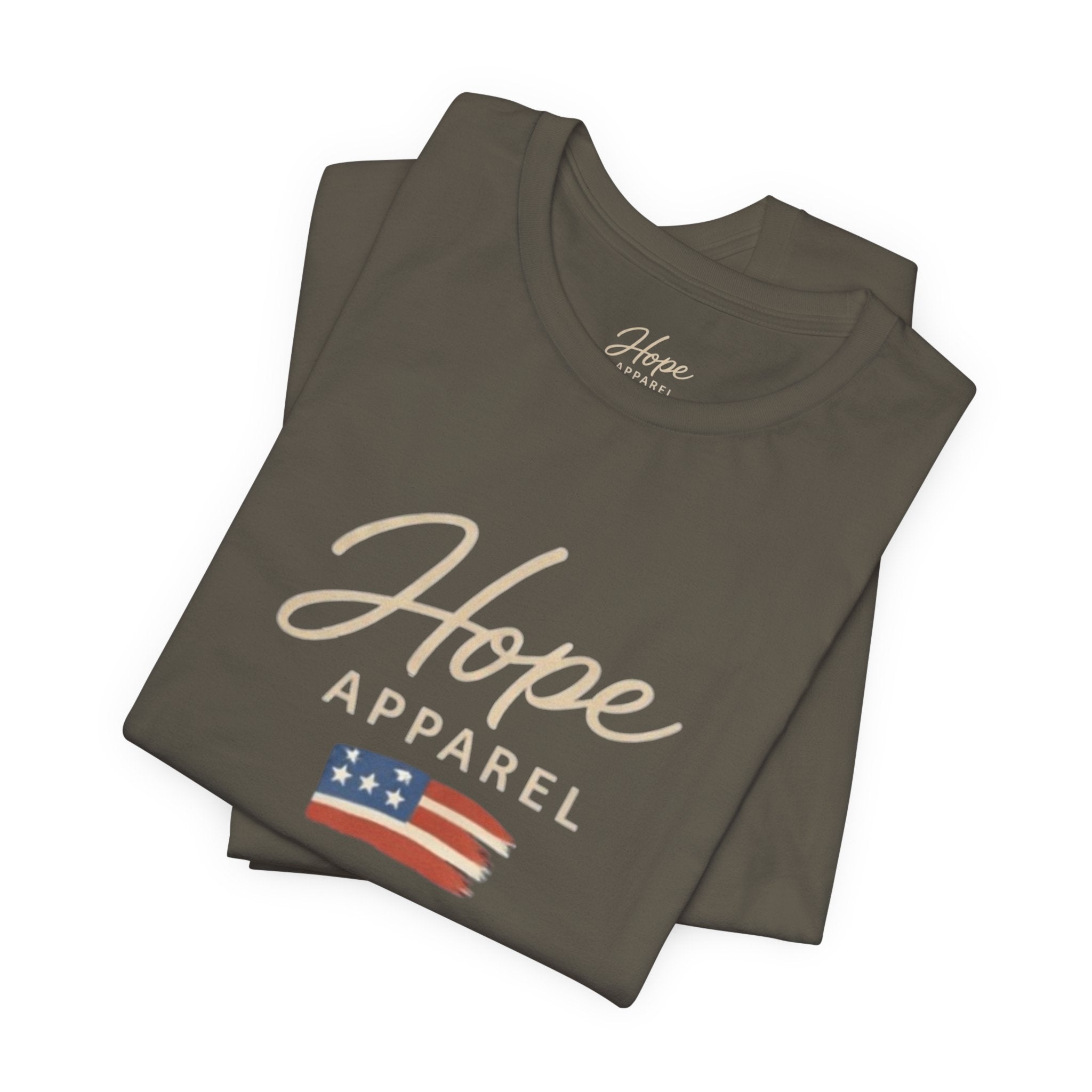 Hope Patriotic Flag Tee | Dark Colors, American Flag Design