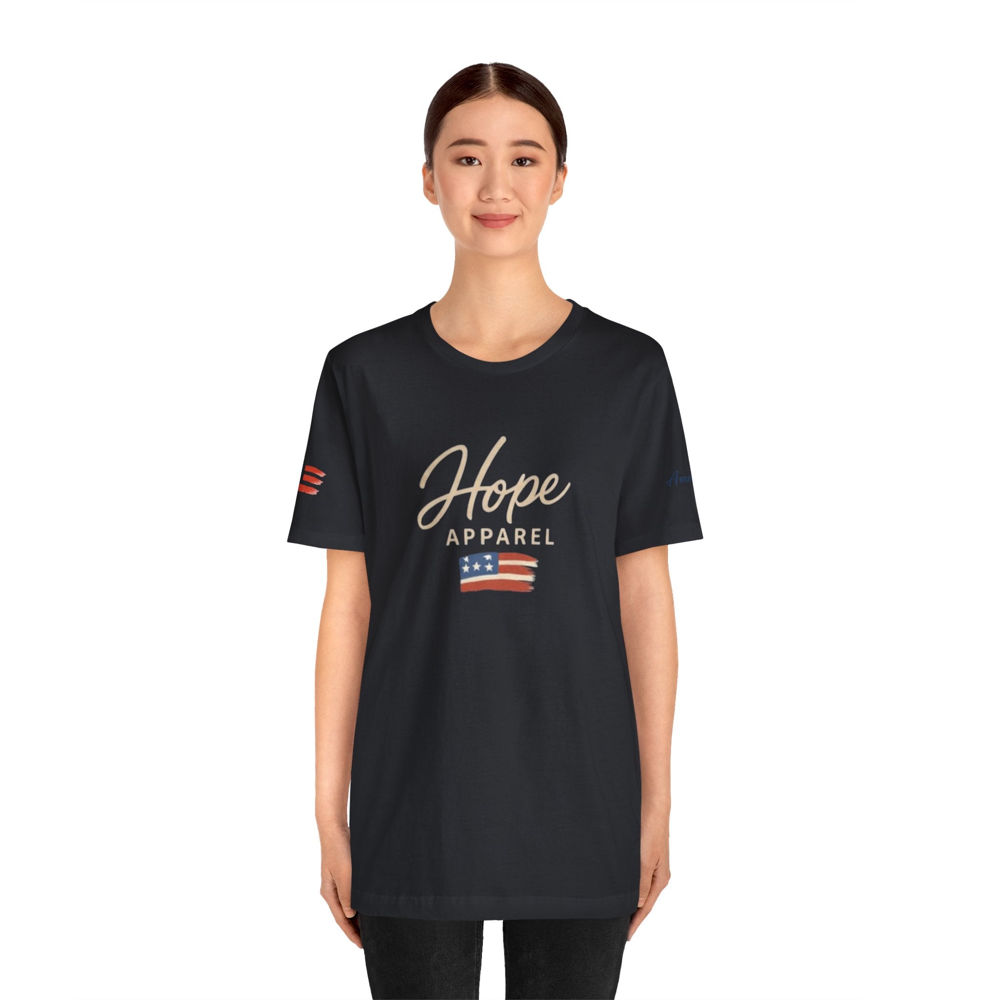 Hope Patriotic Flag Tee | Dark Colors, American Flag Design
