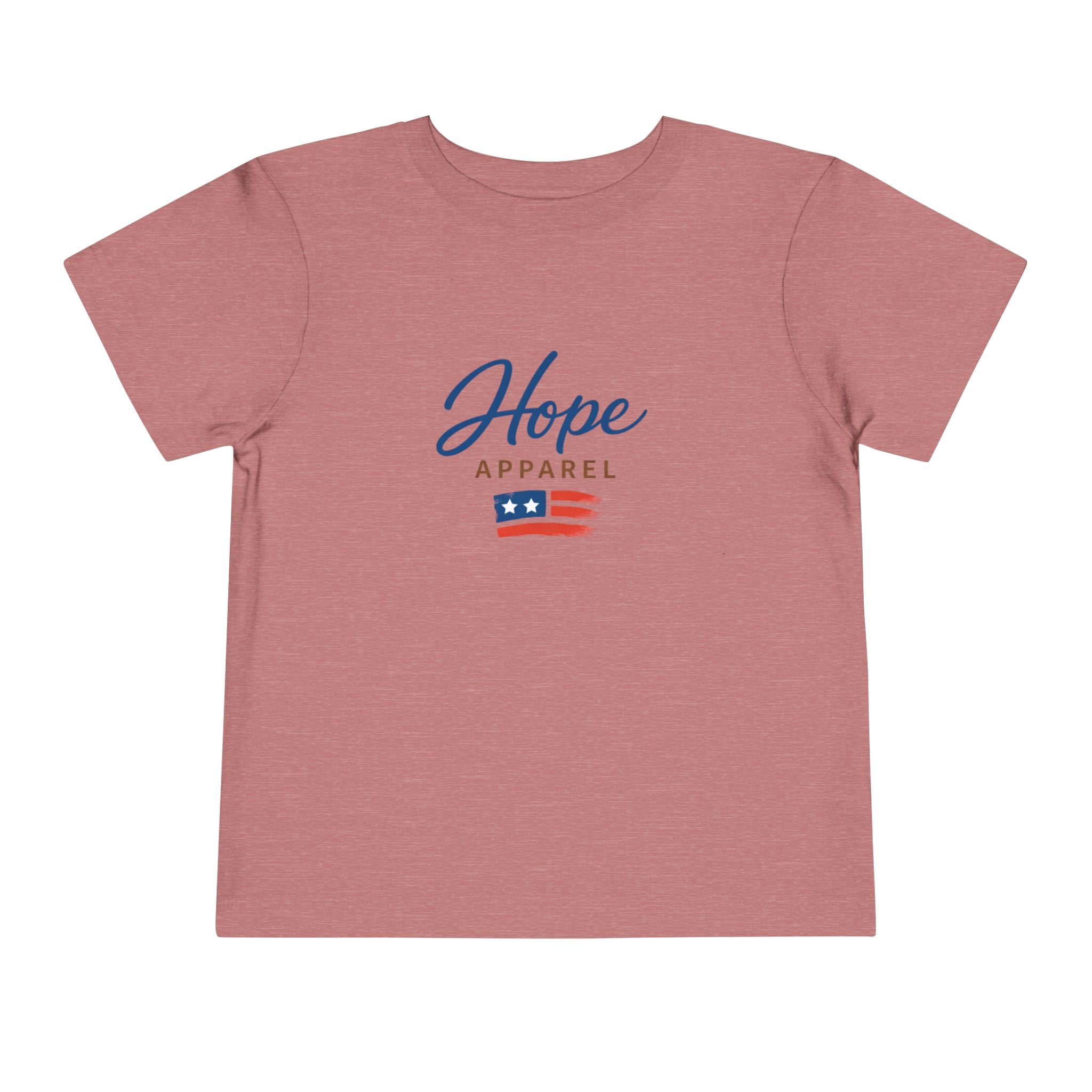 Hope Apparel Flag Graphic Toddler Tee | Patriotic Stars Stripes