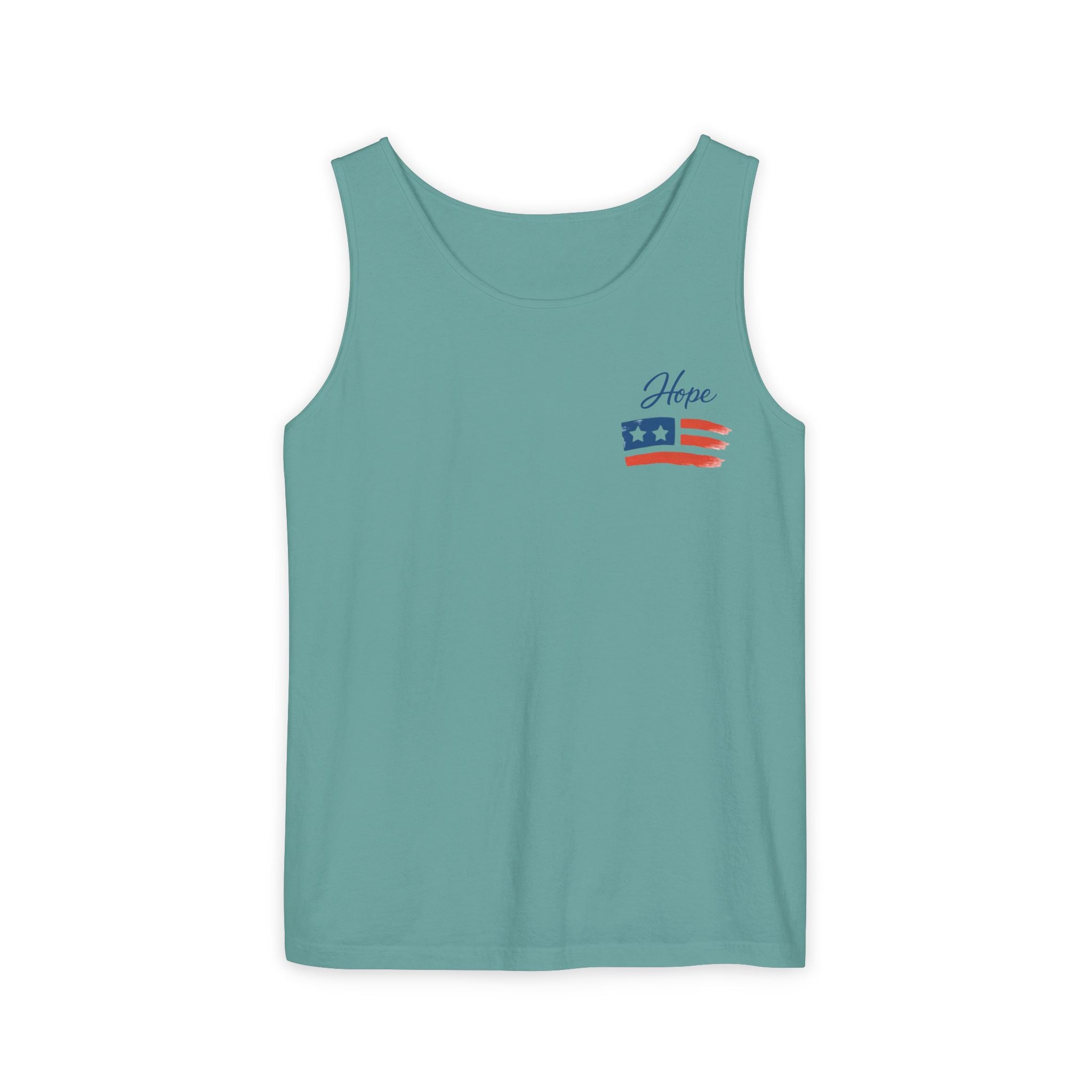 American Flag Brushstroke Tank Top | Hope Patriotic