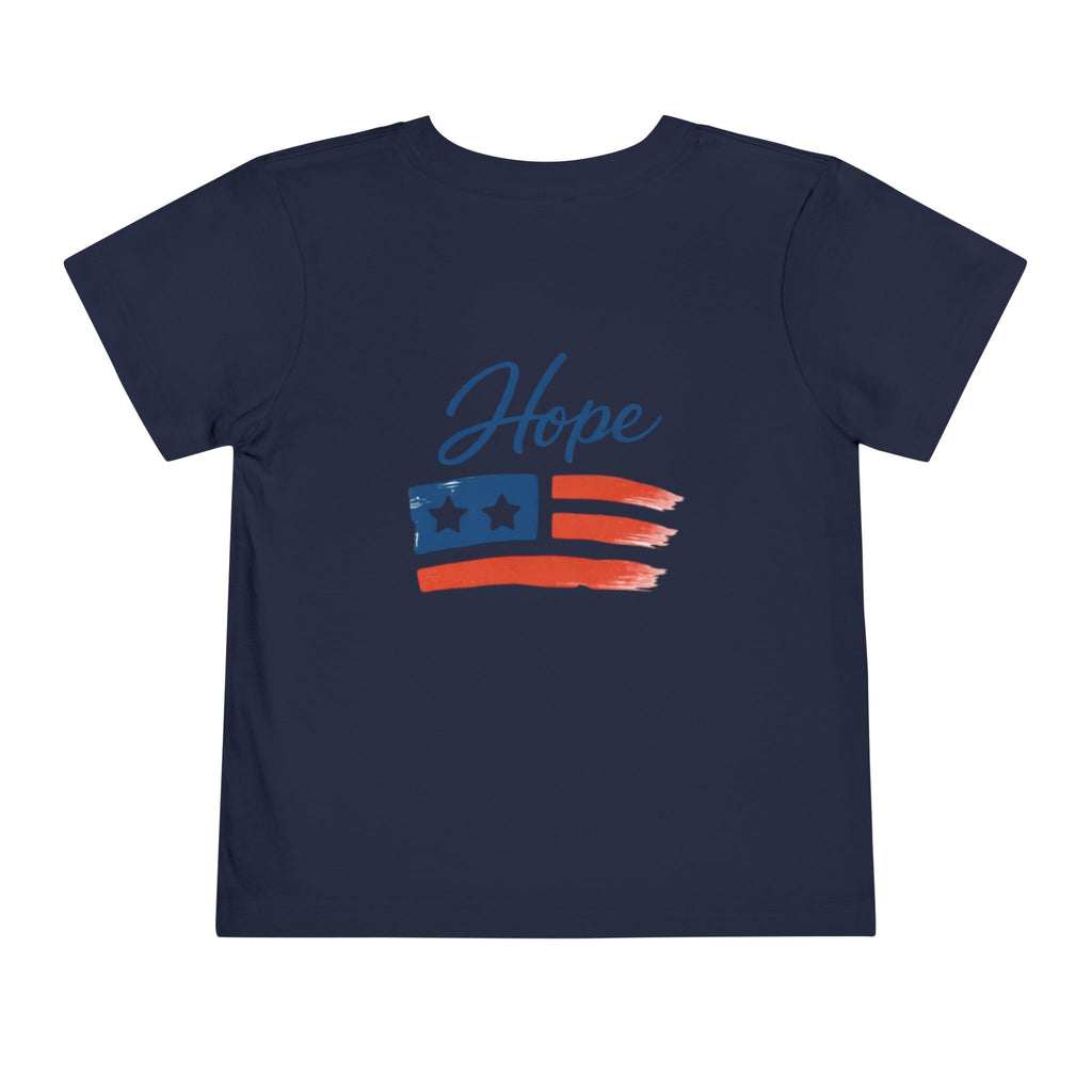 Hope Apparel Flag Graphic Toddler Tee | Patriotic Stars Stripes