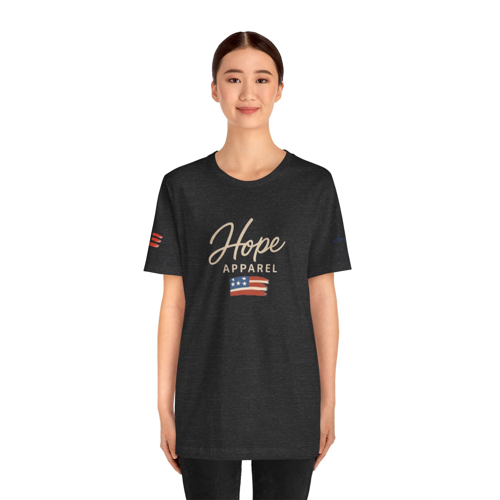 Hope Patriotic Flag Tee | Dark Colors, American Flag Design