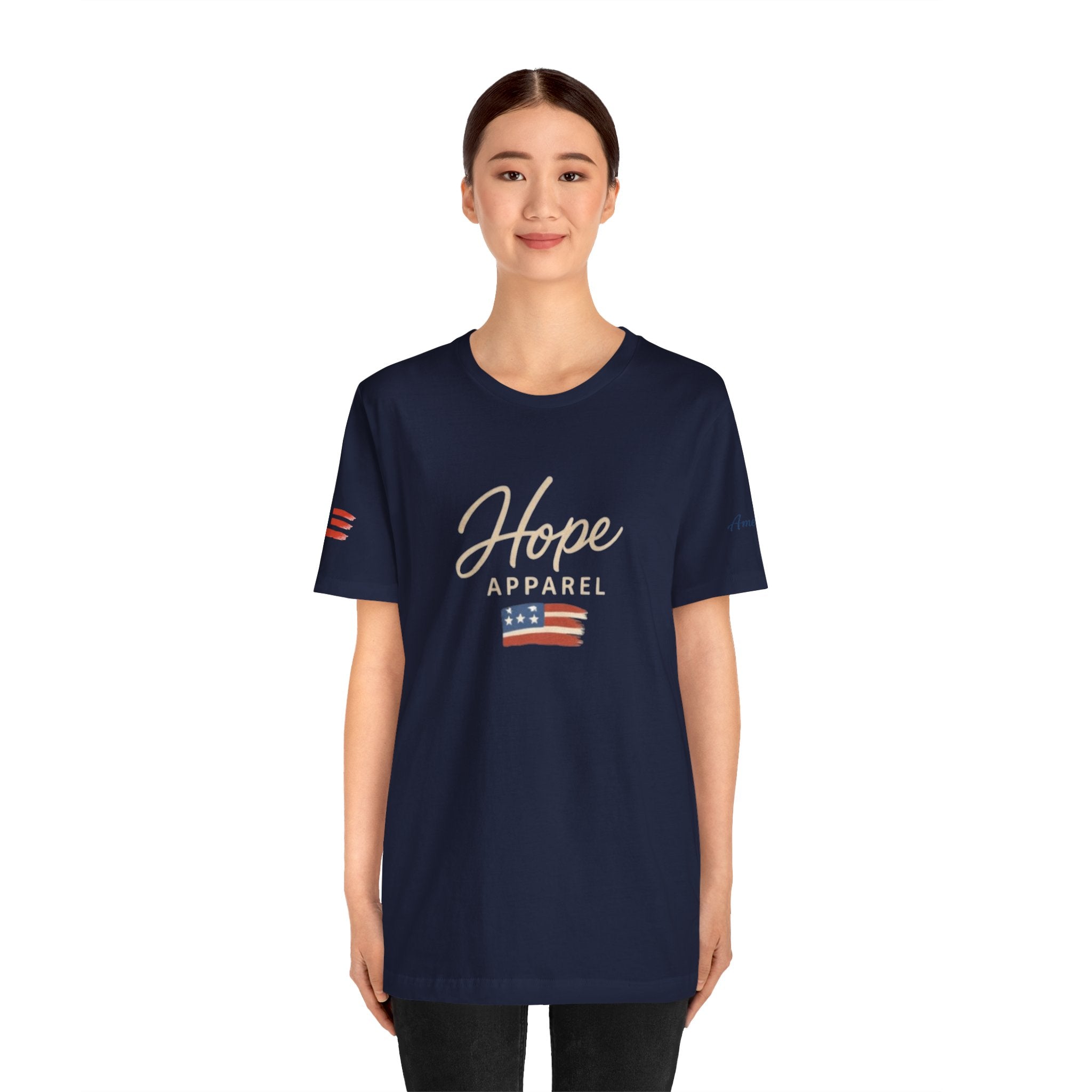 Hope Patriotic Flag Tee | Dark Colors, American Flag Design