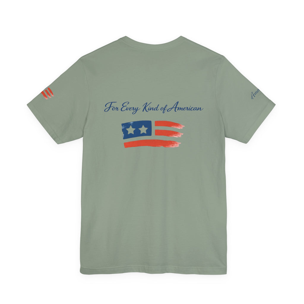 Hope Script Flag tee | American flag brushstroke design