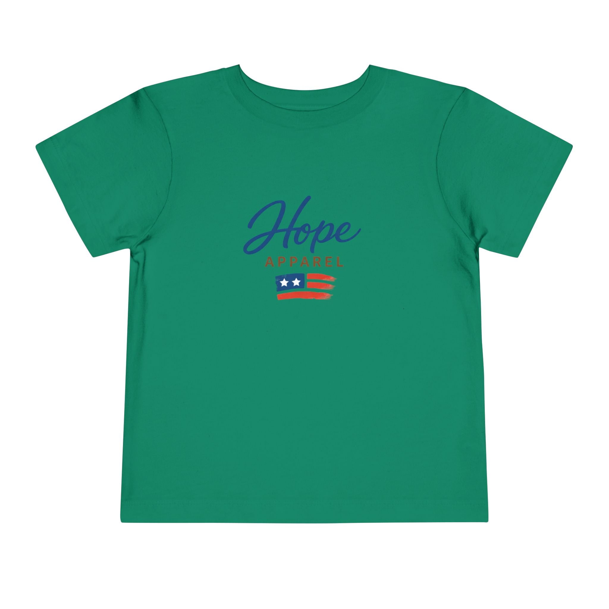 Hope Apparel Flag Graphic Toddler Tee | Patriotic Stars Stripes