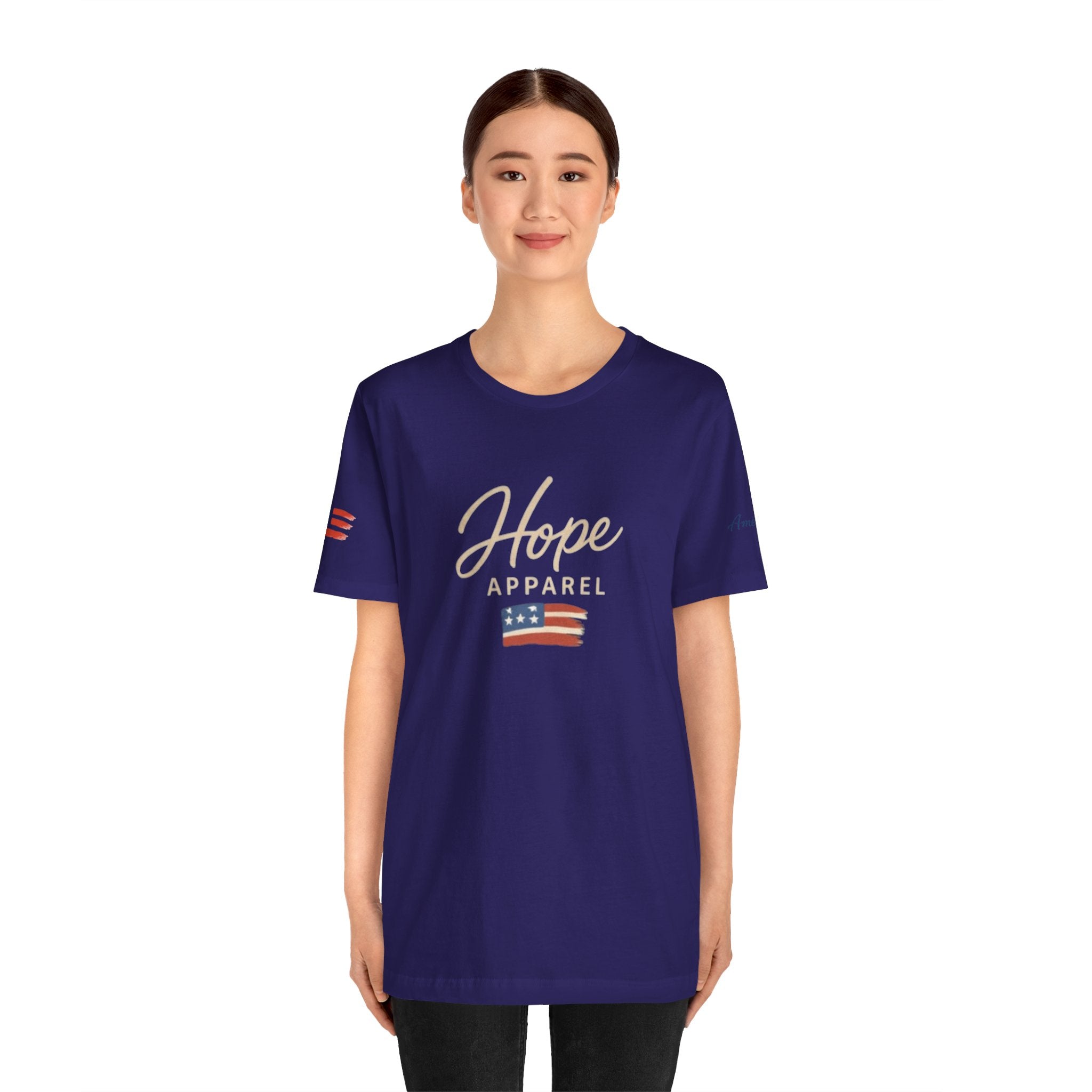 Hope Patriotic Flag Tee | Dark Colors, American Flag Design