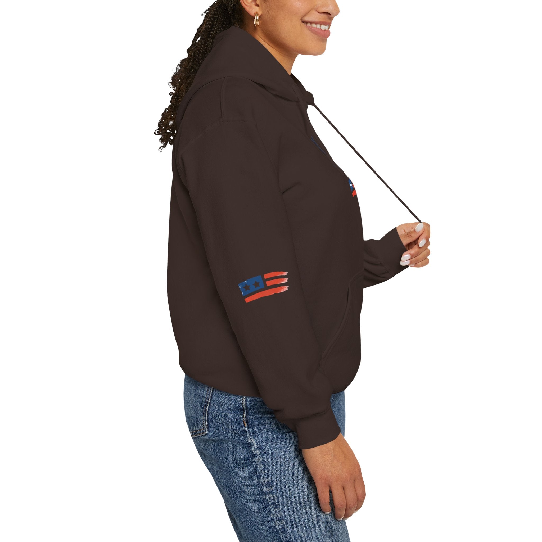 Hope Apparel Patriotic Hoodie — "For Every Kind of American" Flag Design