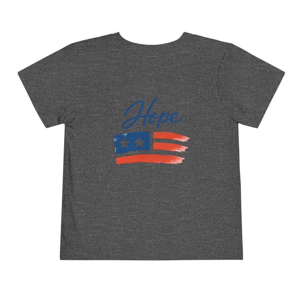 Hope Apparel Flag Graphic Toddler Tee | Patriotic Stars Stripes