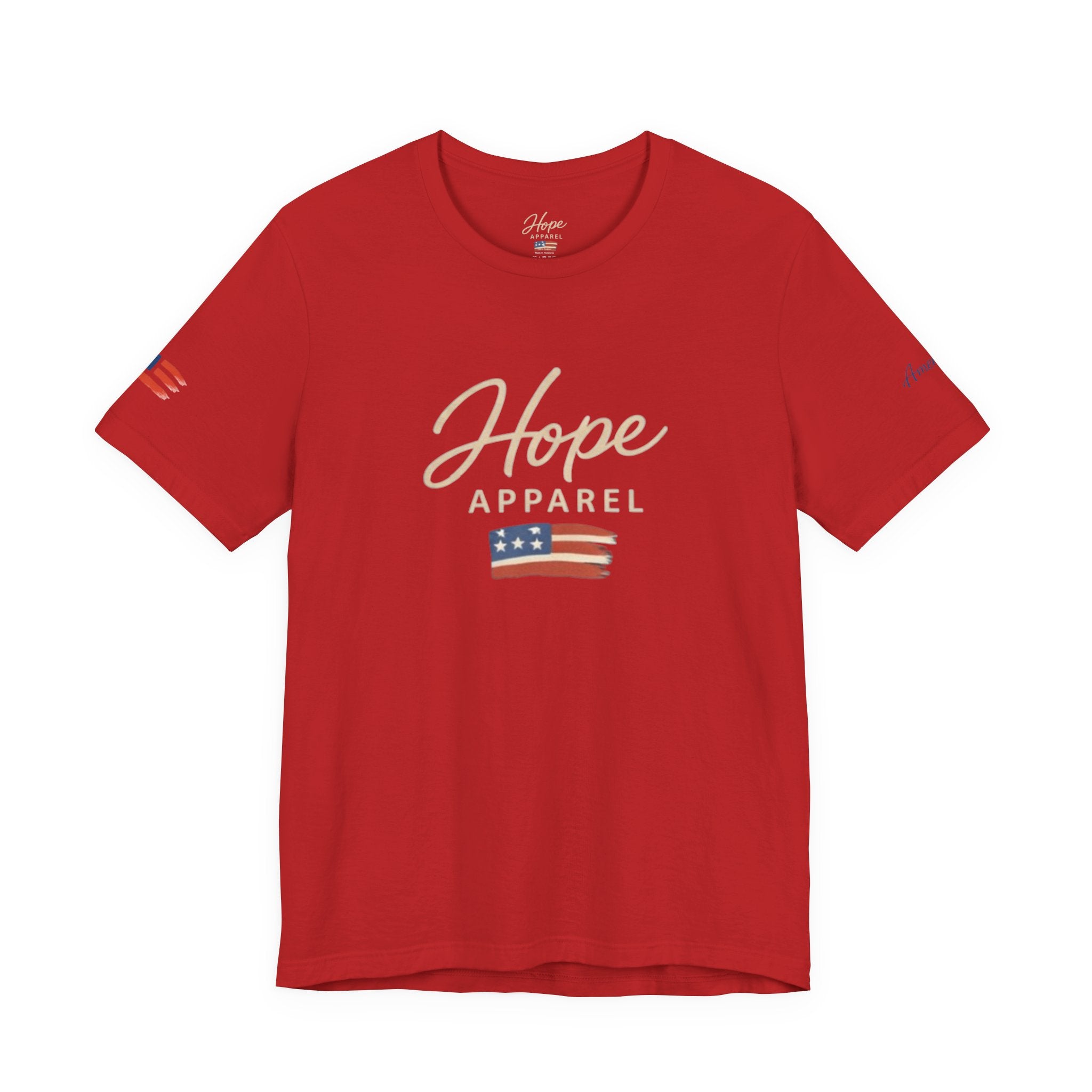 Hope Patriotic Flag Tee | Dark Colors, American Flag Design