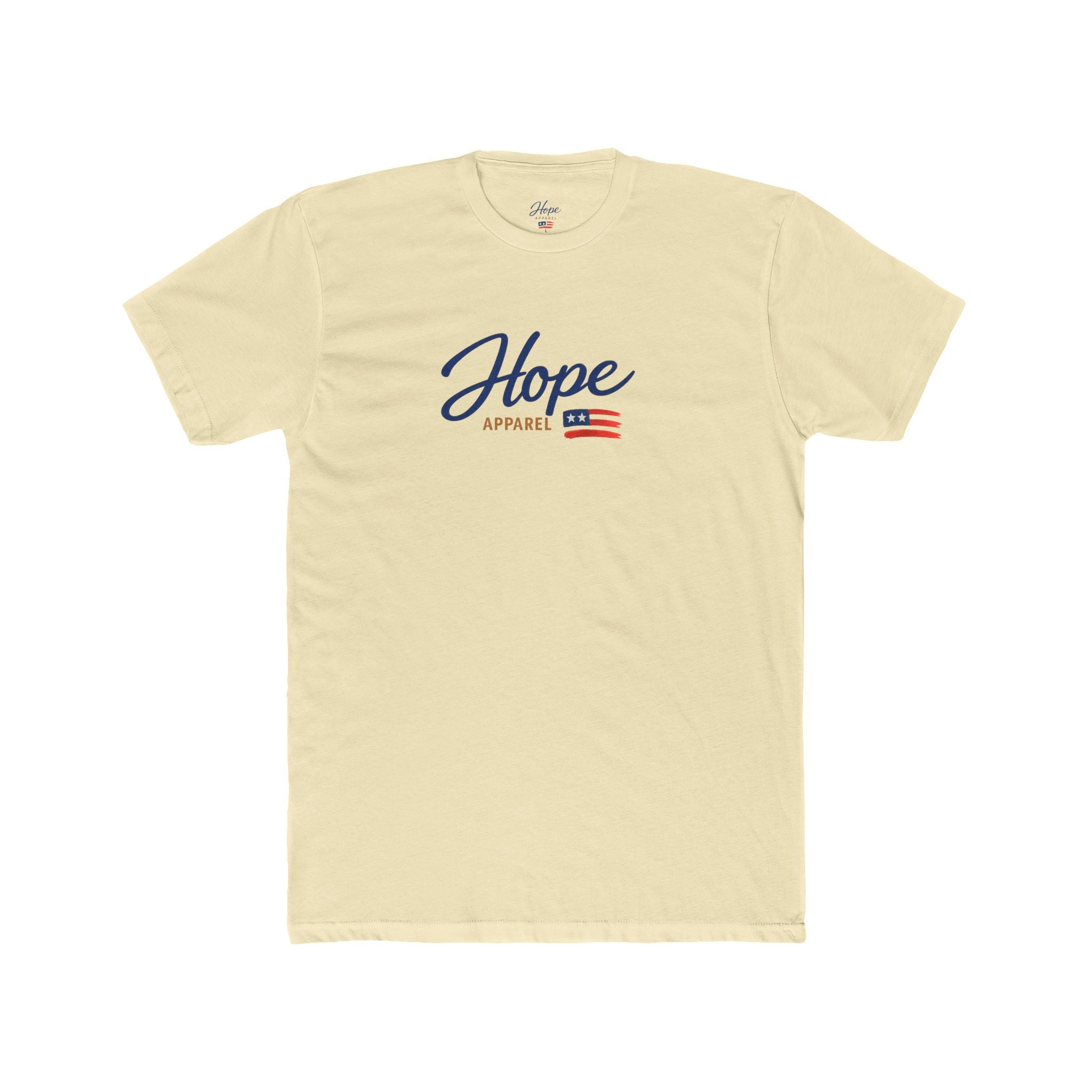Hope Script with Flag graphic T-Shirt | Patriotic Americana Tee