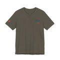 Hope Apparel Small Front - American Cursive Back Patriotic Tee - Unisex Jersey Short Sleeve Tee
