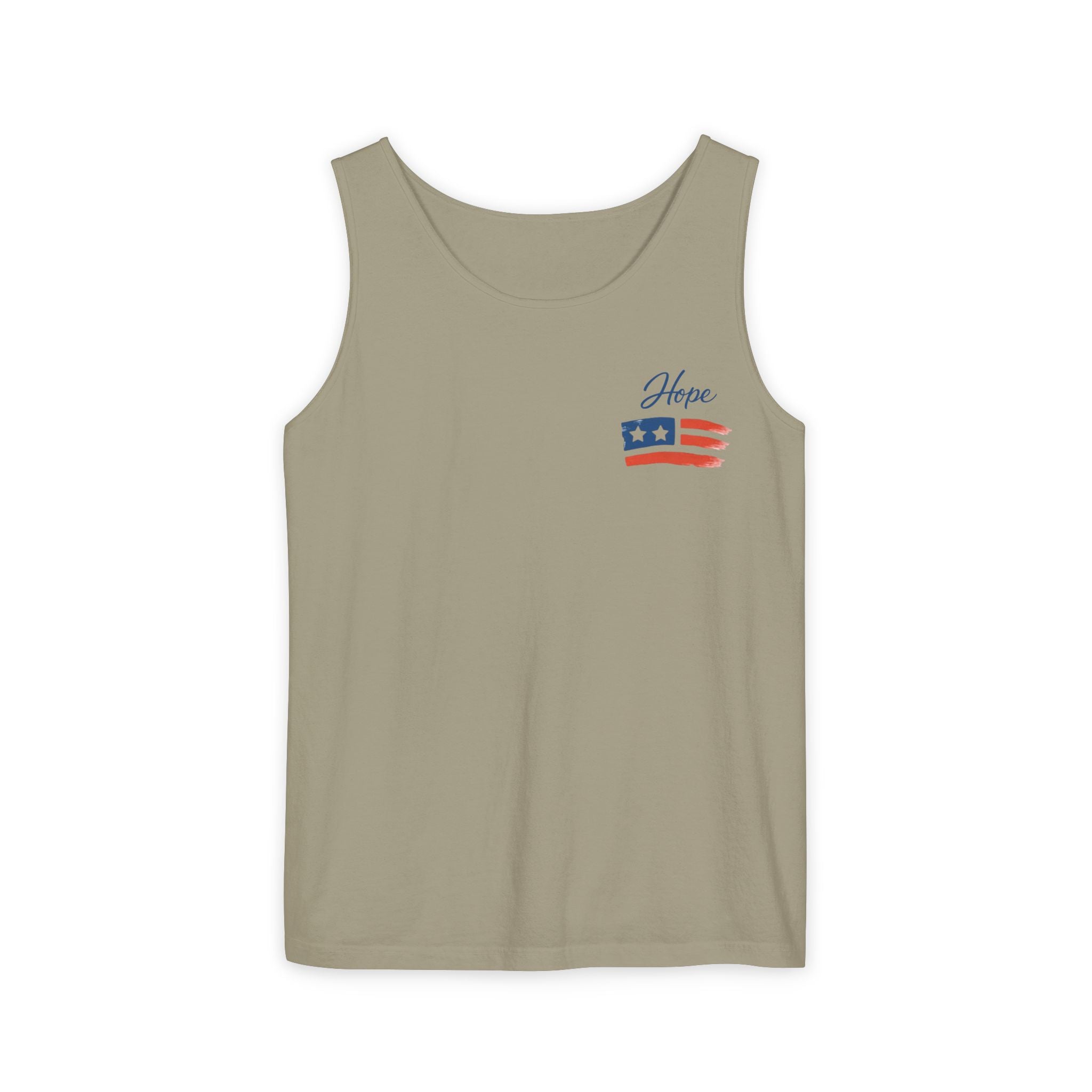 American Flag Brushstroke Tank Top | Hope Patriotic
