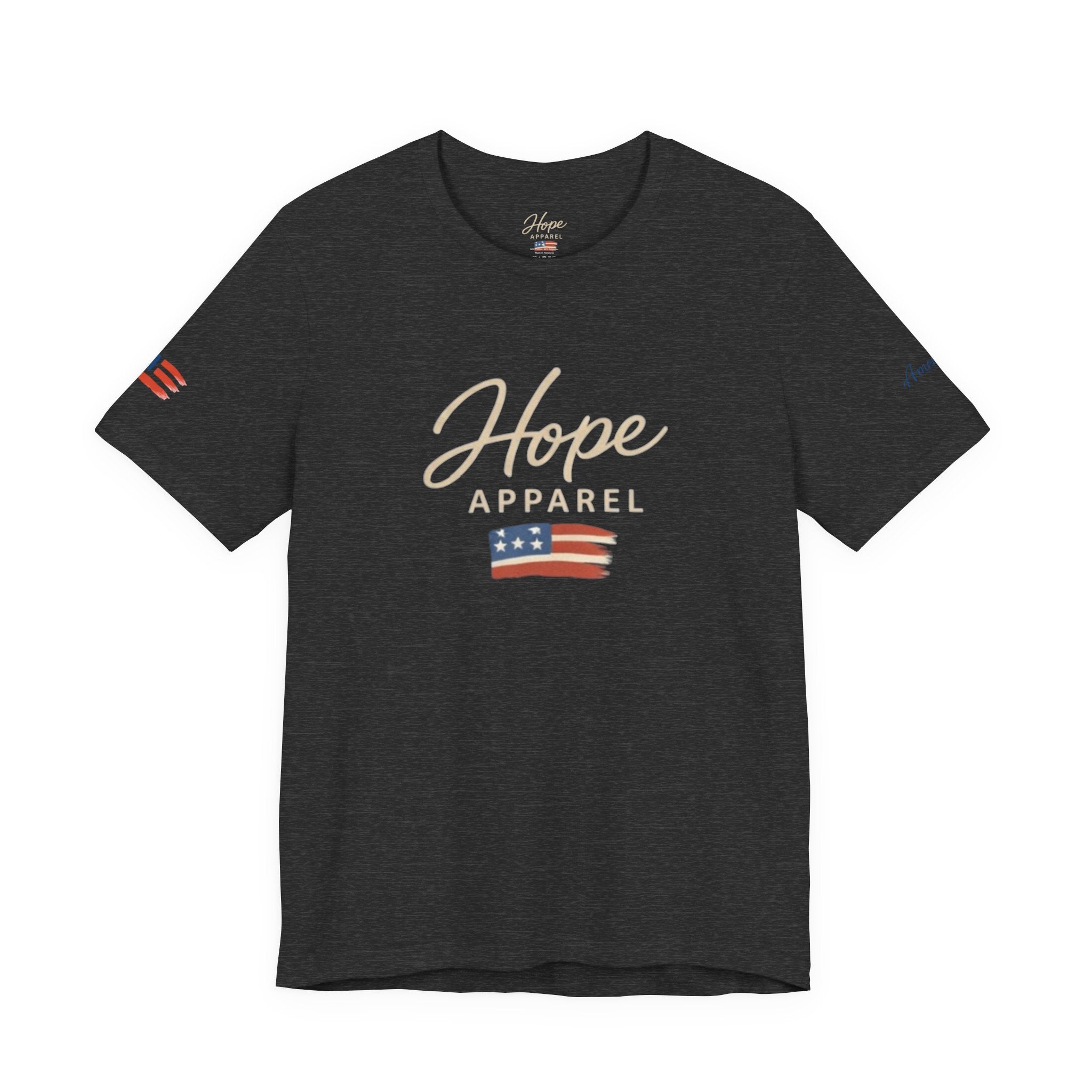 Hope Patriotic Flag Tee | Dark Colors, American Flag Design