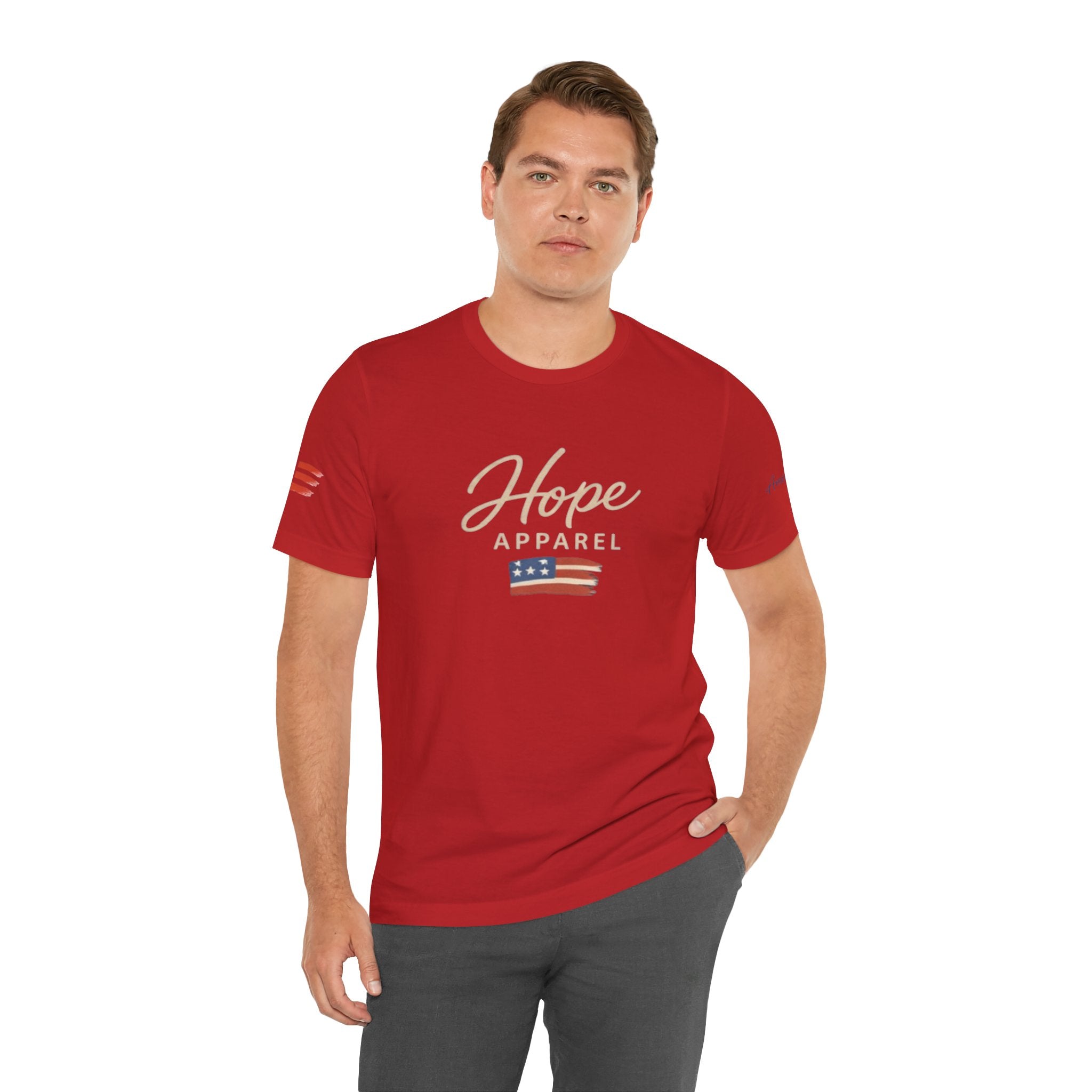 Hope Patriotic Flag Tee | Dark Colors, American Flag Design