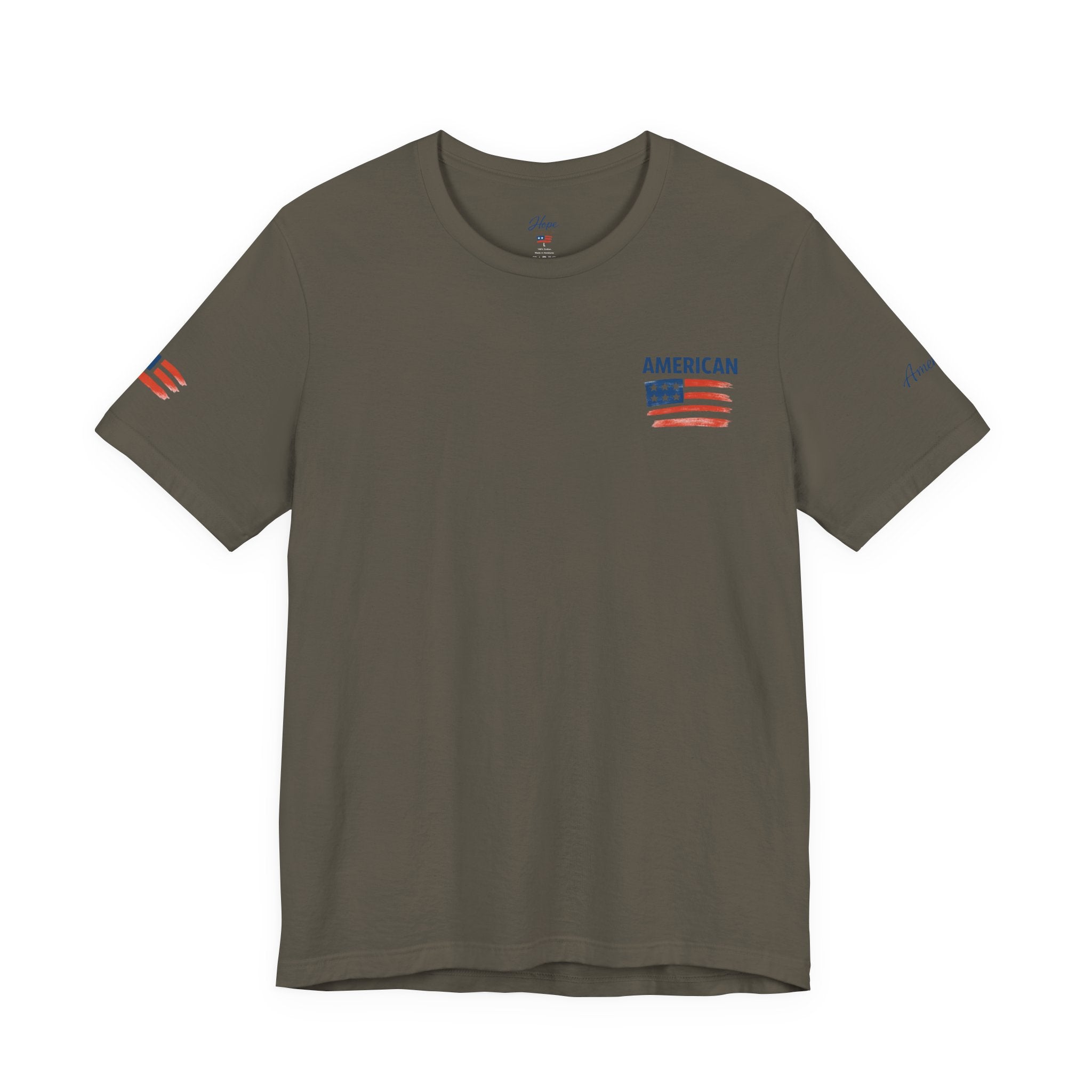 Hope Apparel American Patriotic Tee - Unisex Jersey Short Sleeve Tee