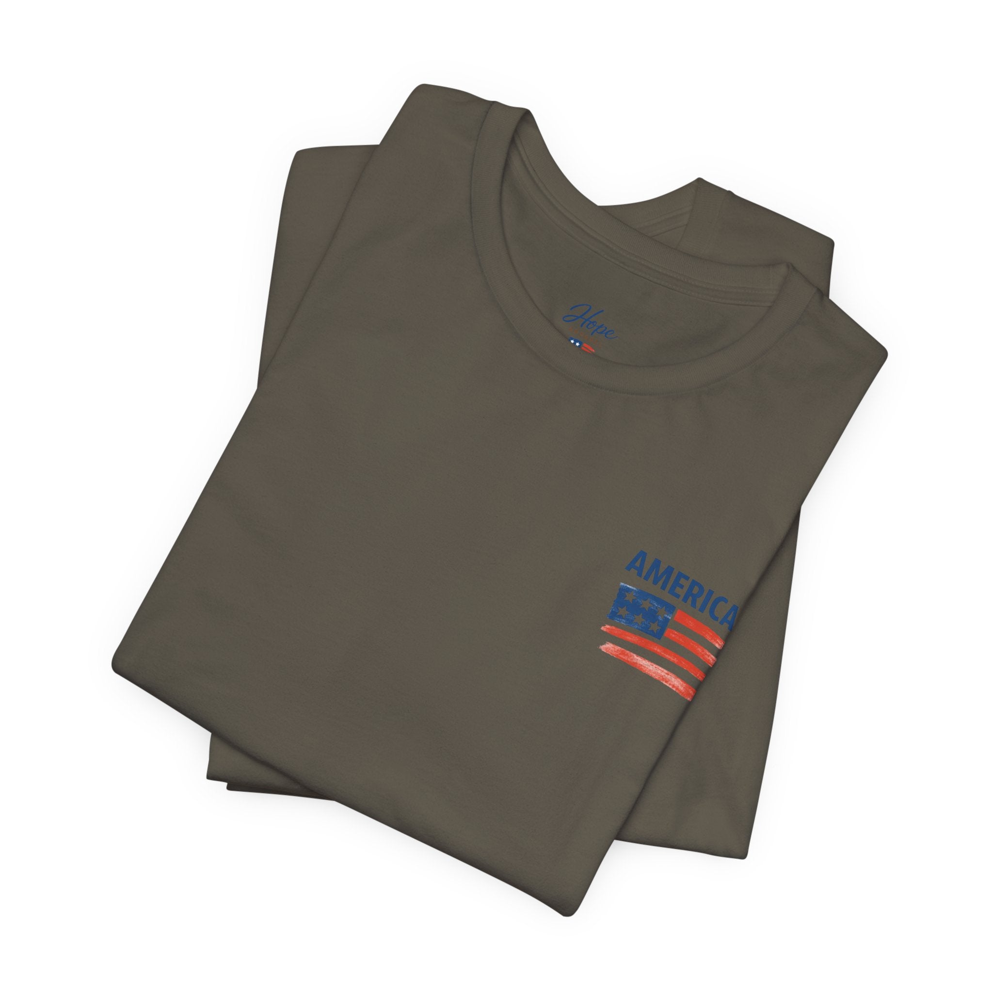Hope Apparel American Patriotic Tee - Unisex Jersey Short Sleeve Tee