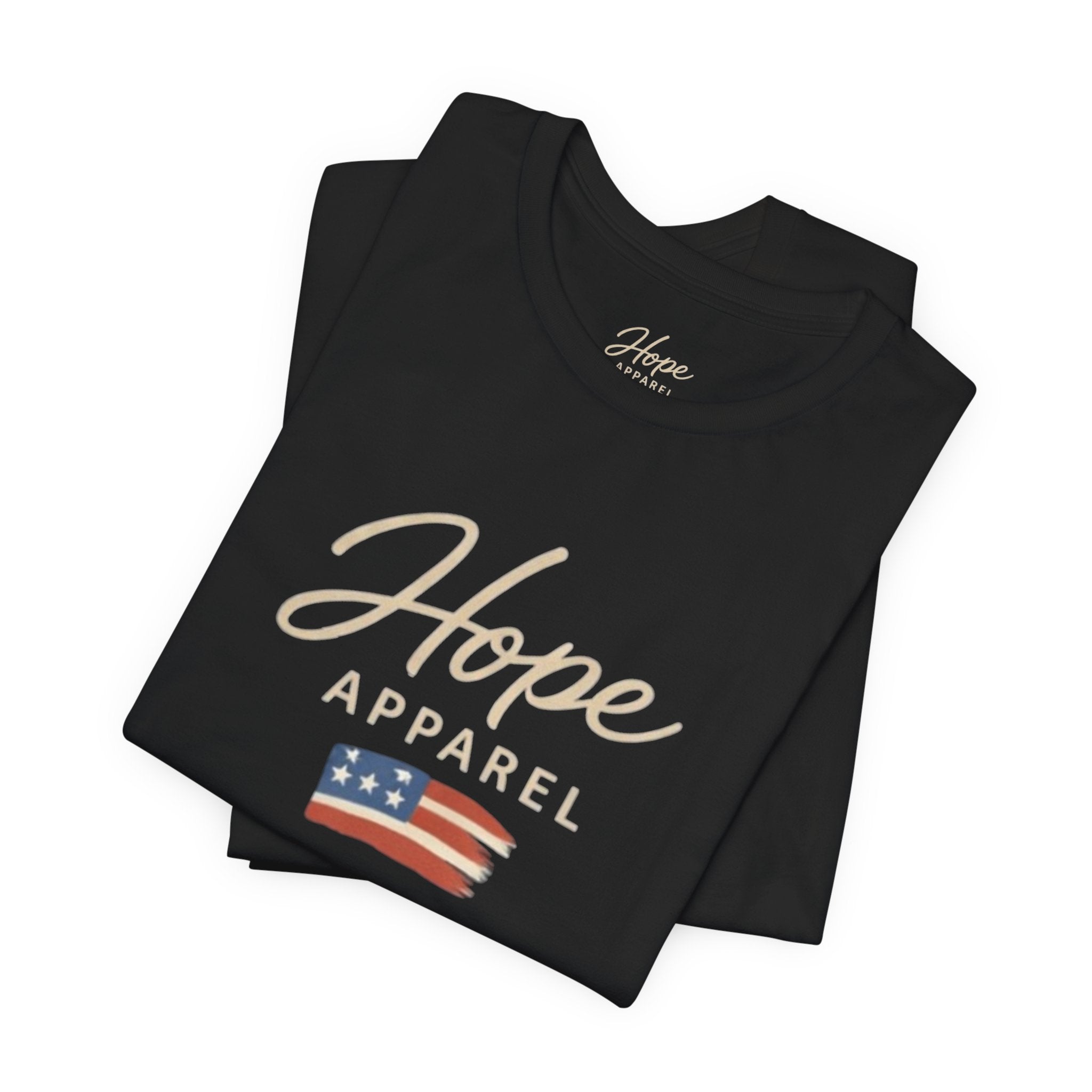 Hope Patriotic Flag Tee | Dark Colors, American Flag Design