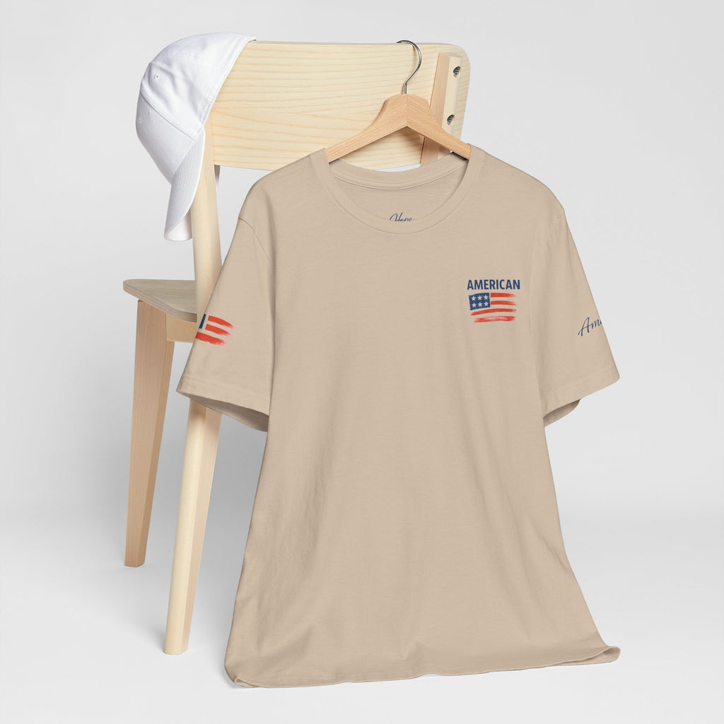 Hope Apparel American Patriotic Tee - Unisex Jersey Short Sleeve Tee