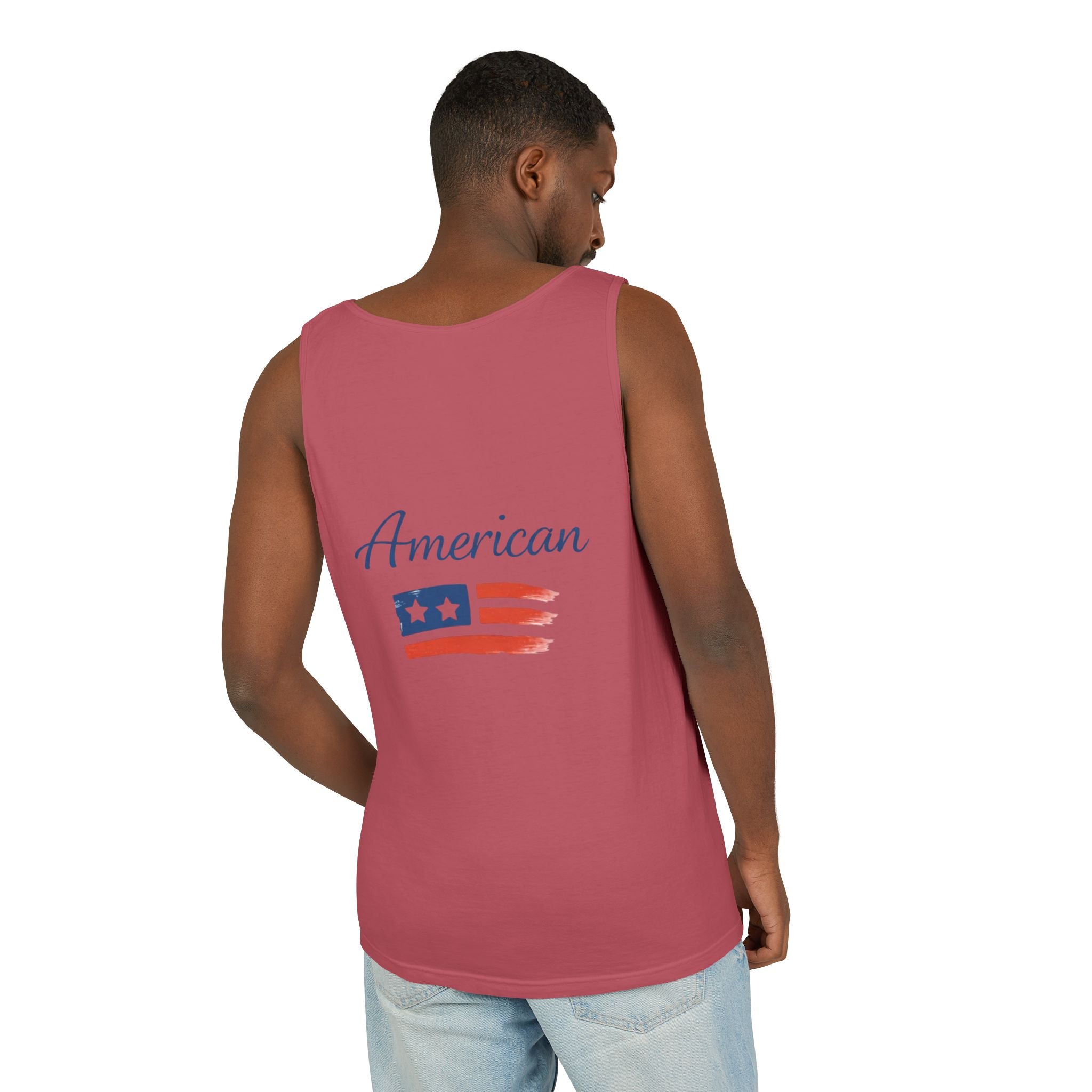 American Flag Brushstroke Tank Top | Hope Patriotic