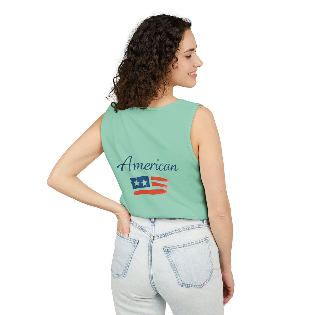 American Flag Brushstroke Tank Top | Hope Patriotic