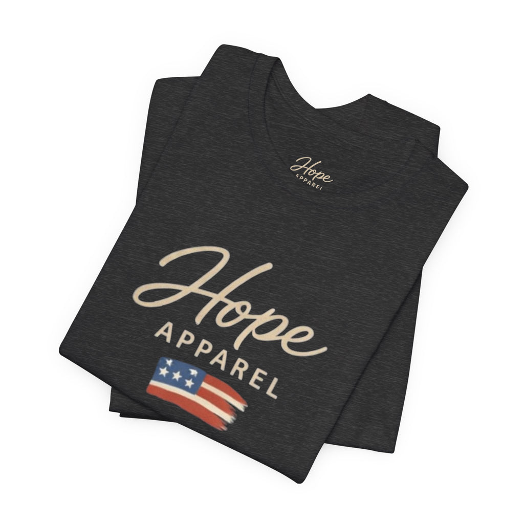 Hope Patriotic Flag Tee | Dark Colors, American Flag Design
