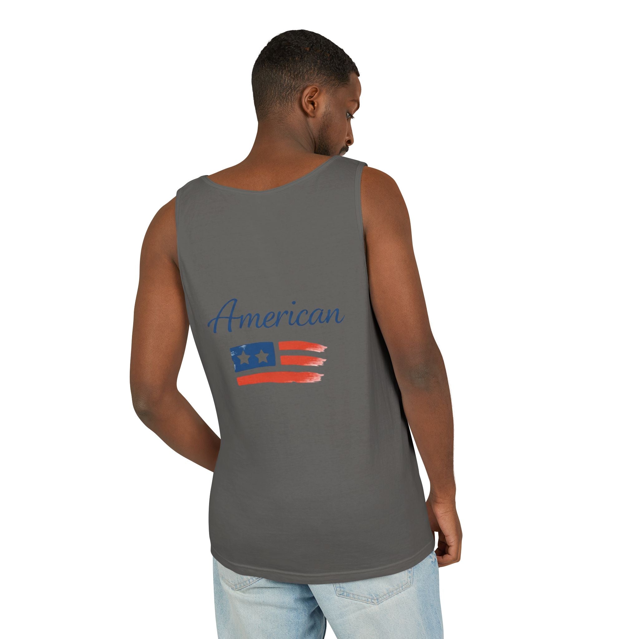 American Flag Brushstroke Tank Top | Hope Patriotic