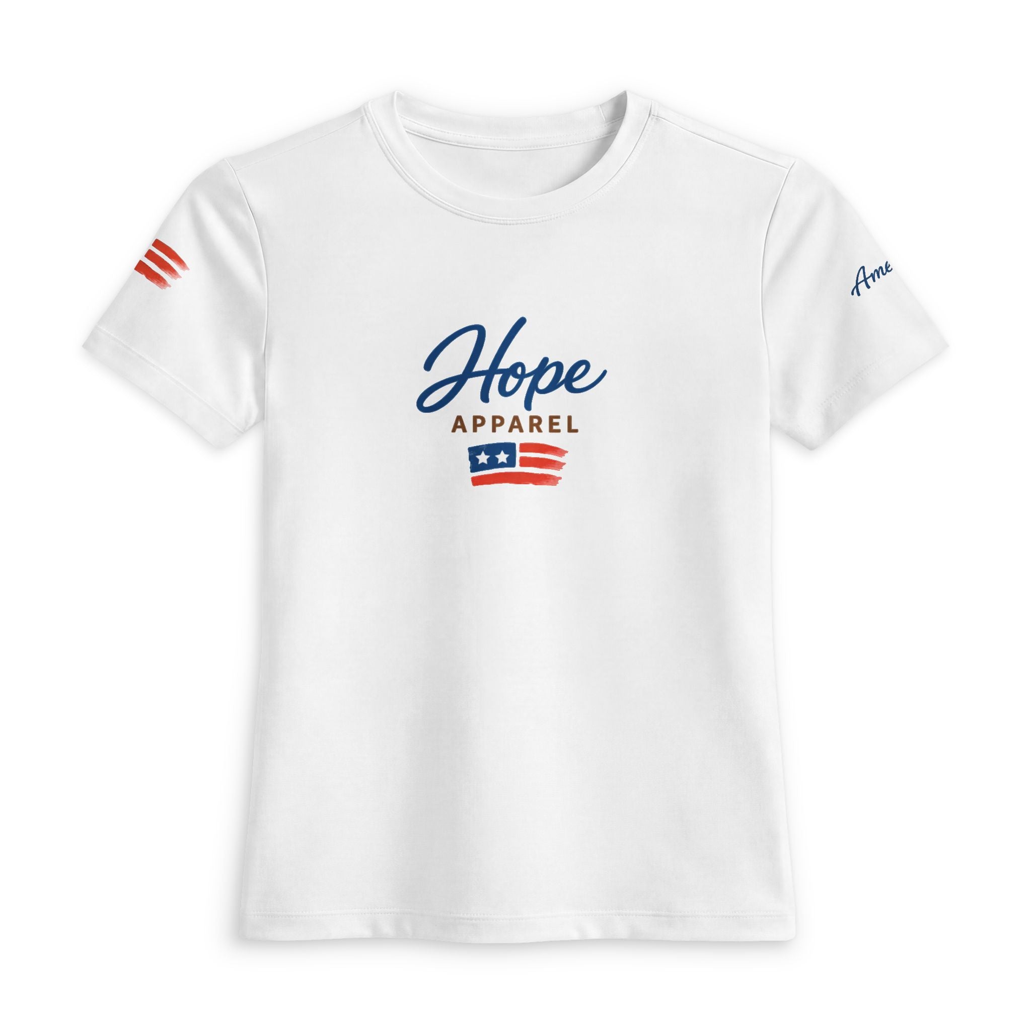 Hope Apparel Flag Design Tee | Patriotic Stars & Stripes