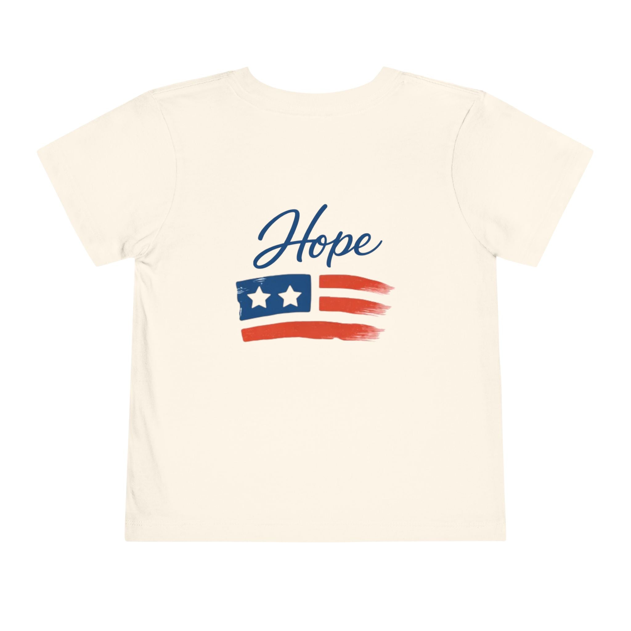 Hope Apparel Flag Graphic Toddler Tee | Patriotic Stars Stripes