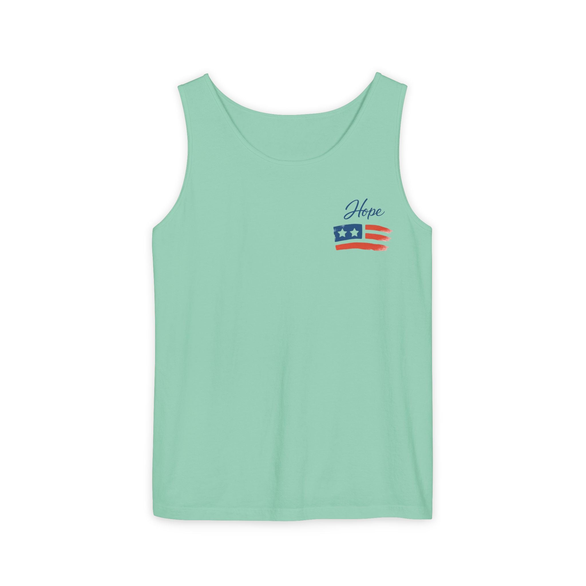American Flag Brushstroke Tank Top | Hope Patriotic