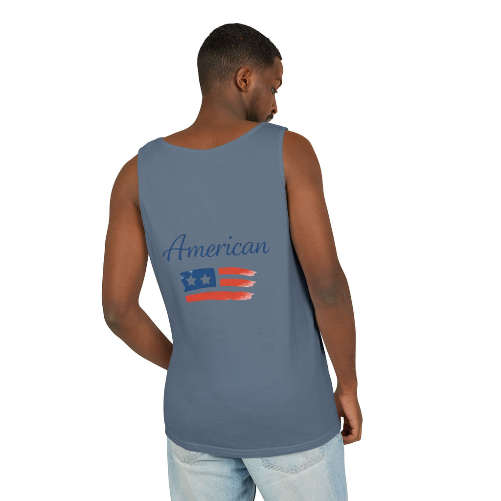 American Flag Brushstroke Tank Top | Hope Patriotic