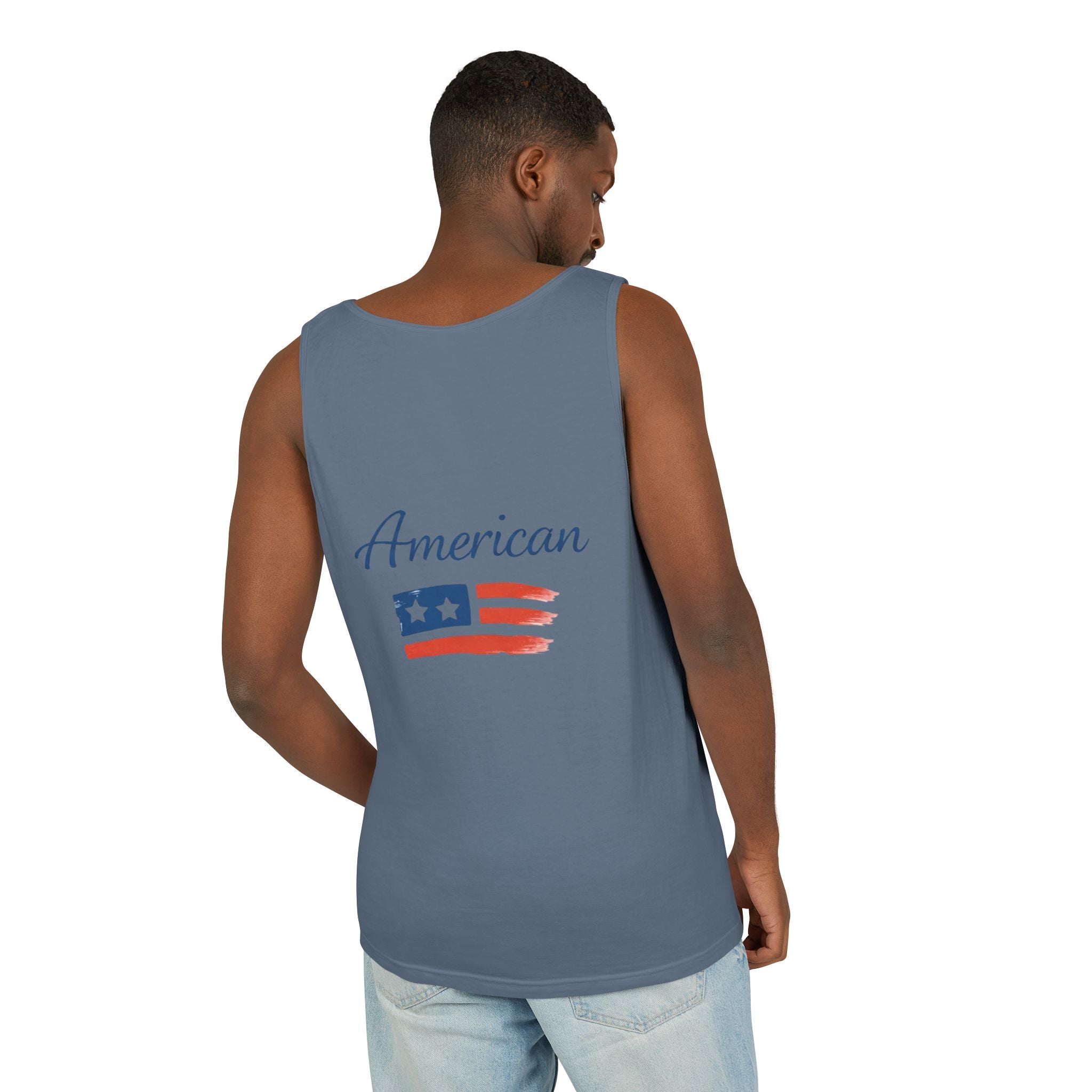 American Flag Brushstroke Tank Top | Hope Patriotic