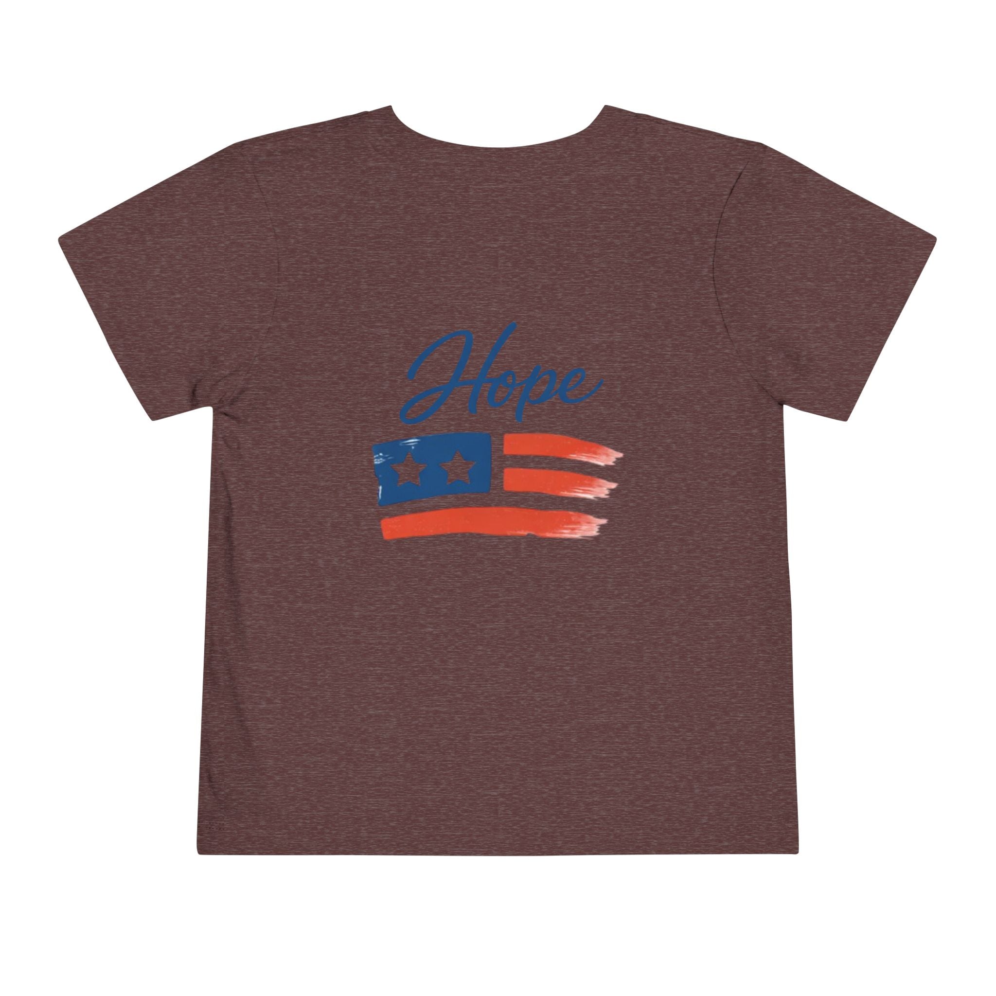 Hope Apparel Flag Graphic Toddler Tee | Patriotic Stars Stripes