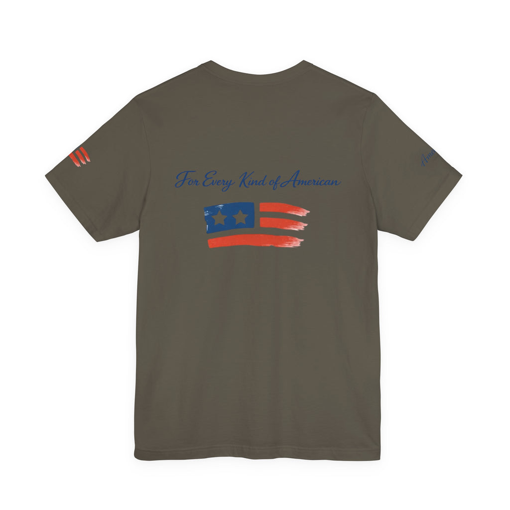 Hope Script Flag tee | American flag brushstroke design