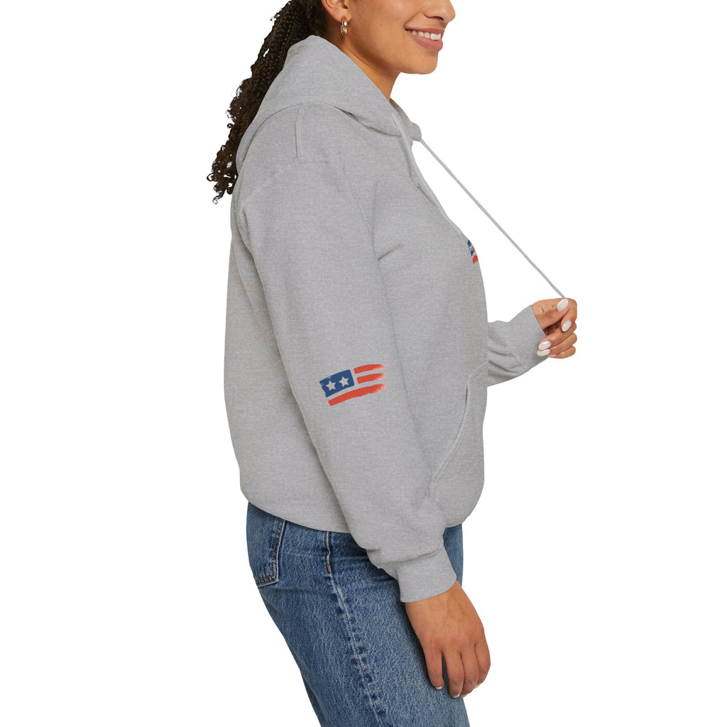 Hope Apparel Patriotic Hoodie — "For Every Kind of American" Flag Design