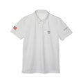 Navy Flag Crest Polo Shirt | Embroidered chest logo, Sleeve script