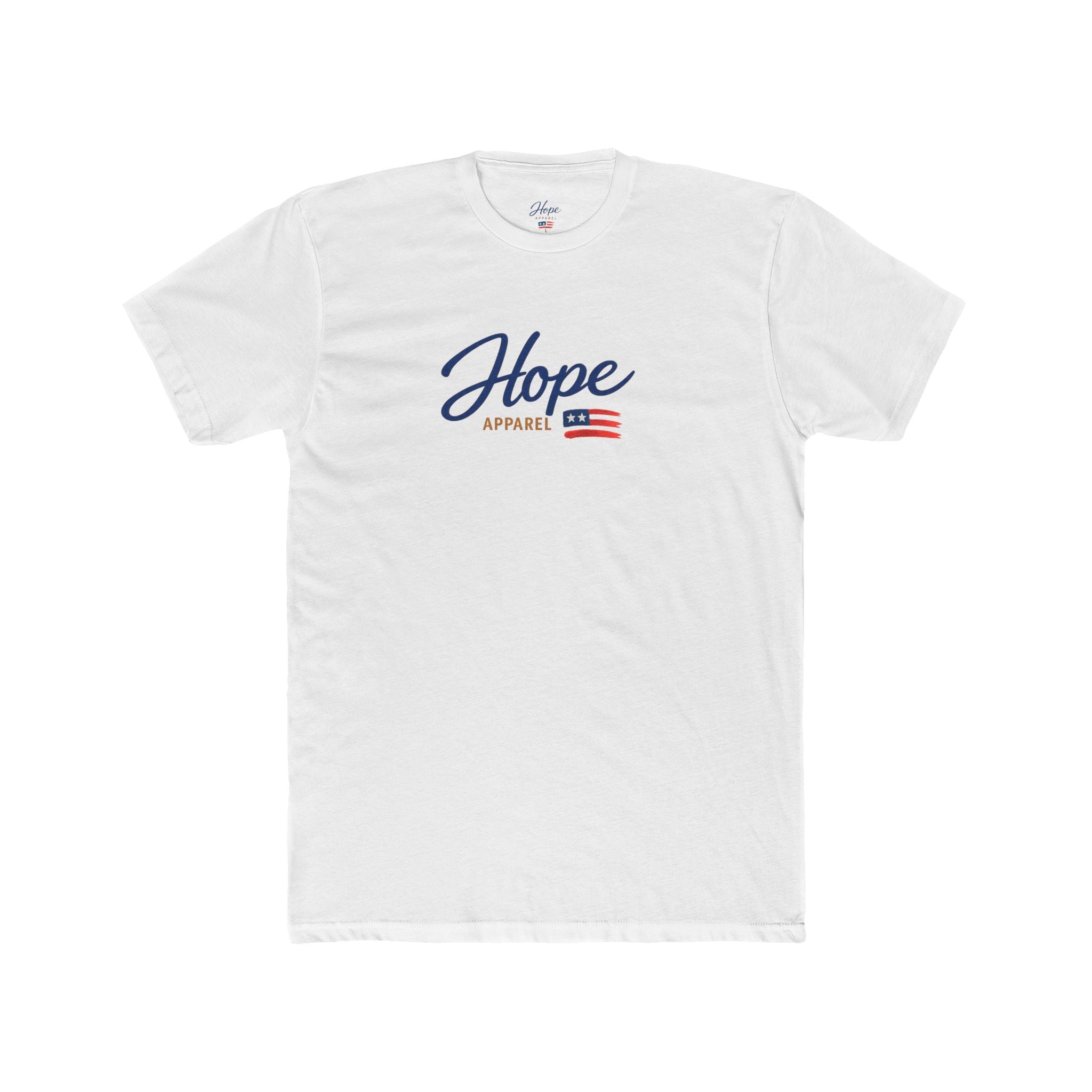 Hope Script with Flag graphic T-Shirt | Patriotic Americana Tee