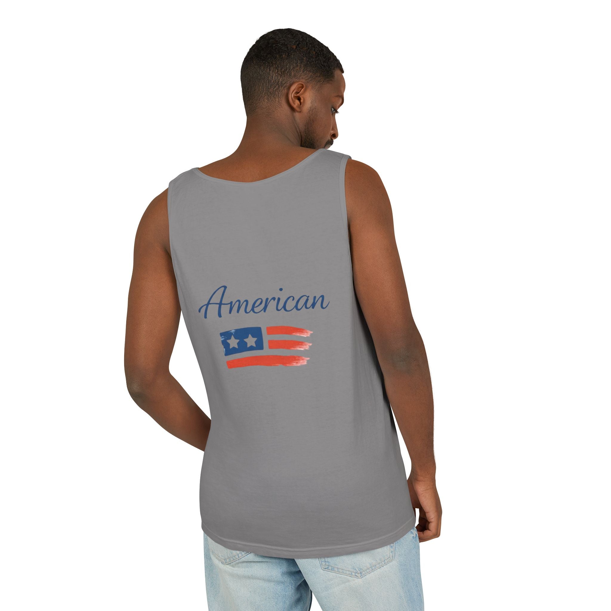 American Flag Brushstroke Tank Top | Hope Patriotic