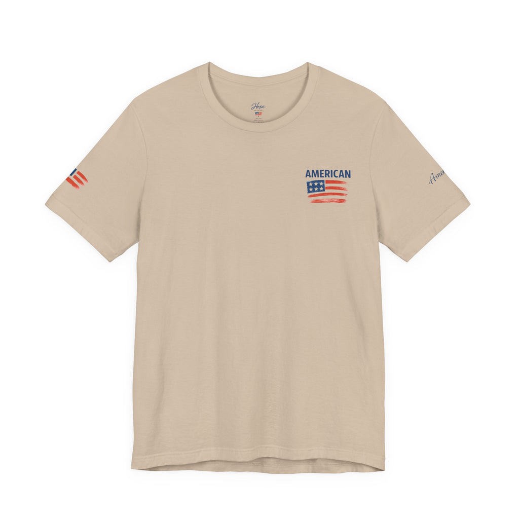 Hope Apparel American Patriotic Tee - Unisex Jersey Short Sleeve Tee