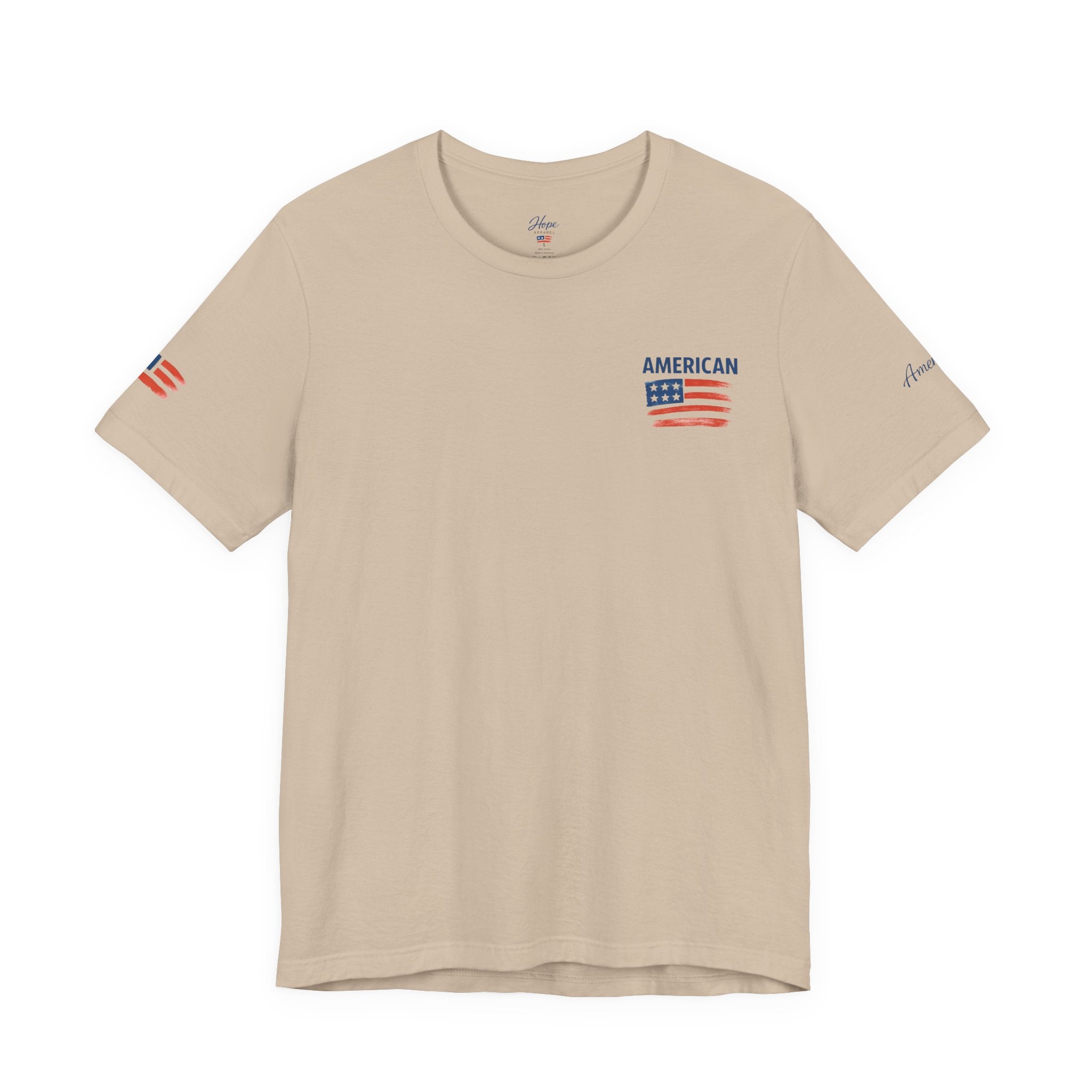 Hope Apparel American Patriotic Tee - Unisex Jersey Short Sleeve Tee