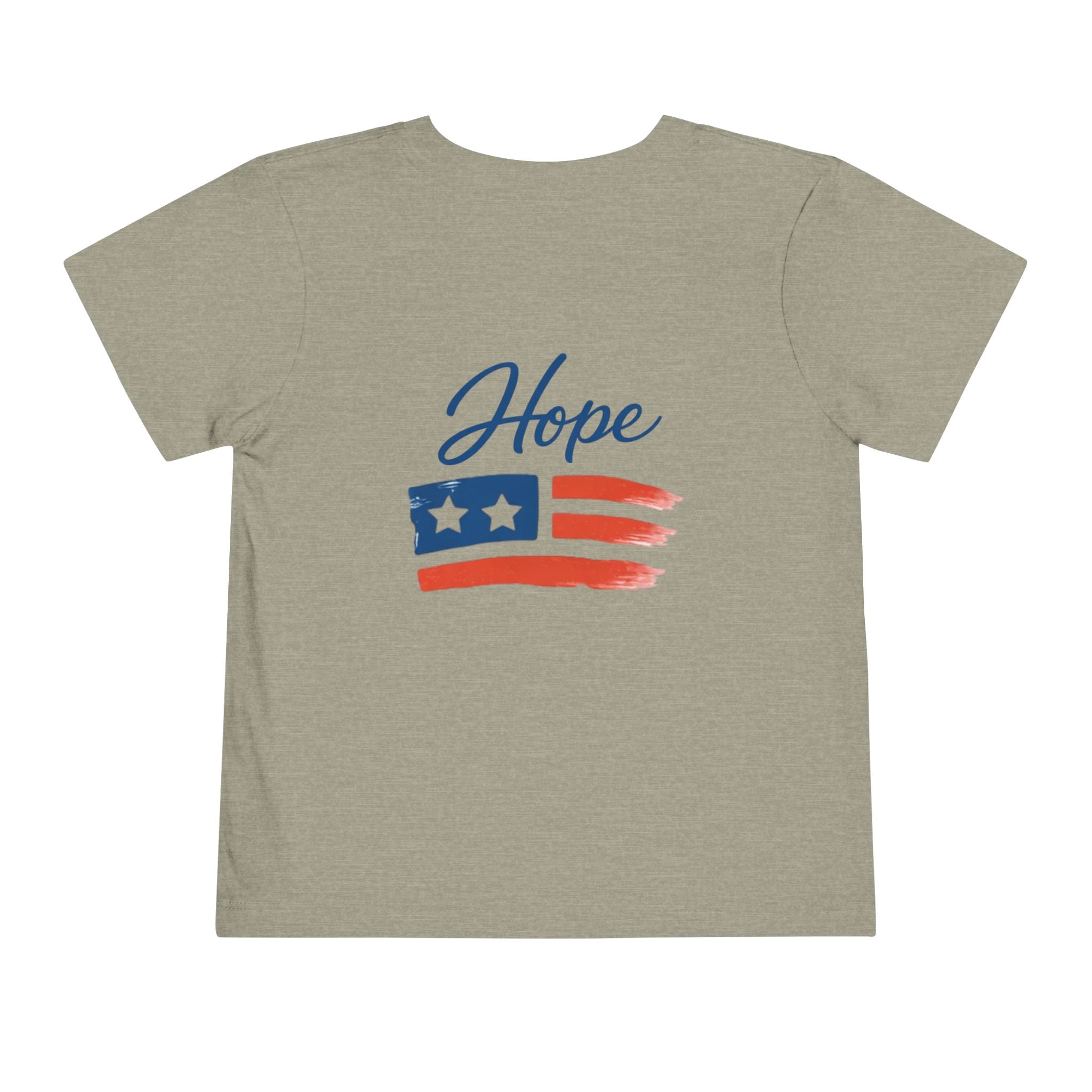 Hope Apparel Flag Graphic Toddler Tee | Patriotic Stars Stripes