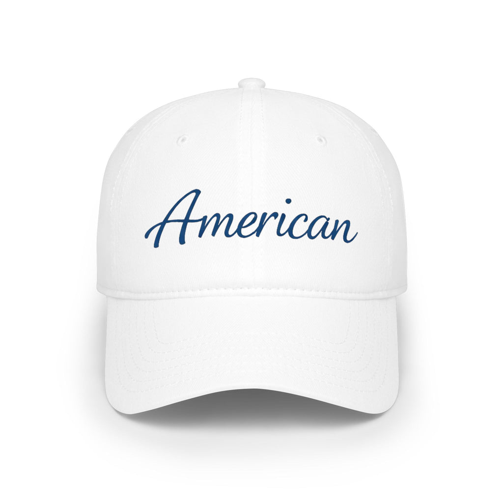 American Logo Baseball Cap | Patriotic Hand-Lettered Hat